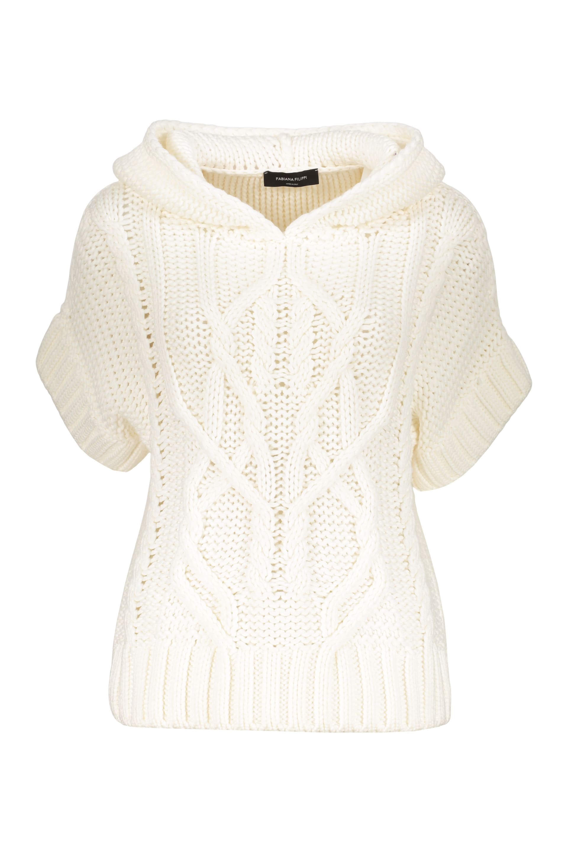 【FABIANA FILIPPI】 WHITE WOOL COAT Fabiana Filippi White Wool Coat | italist