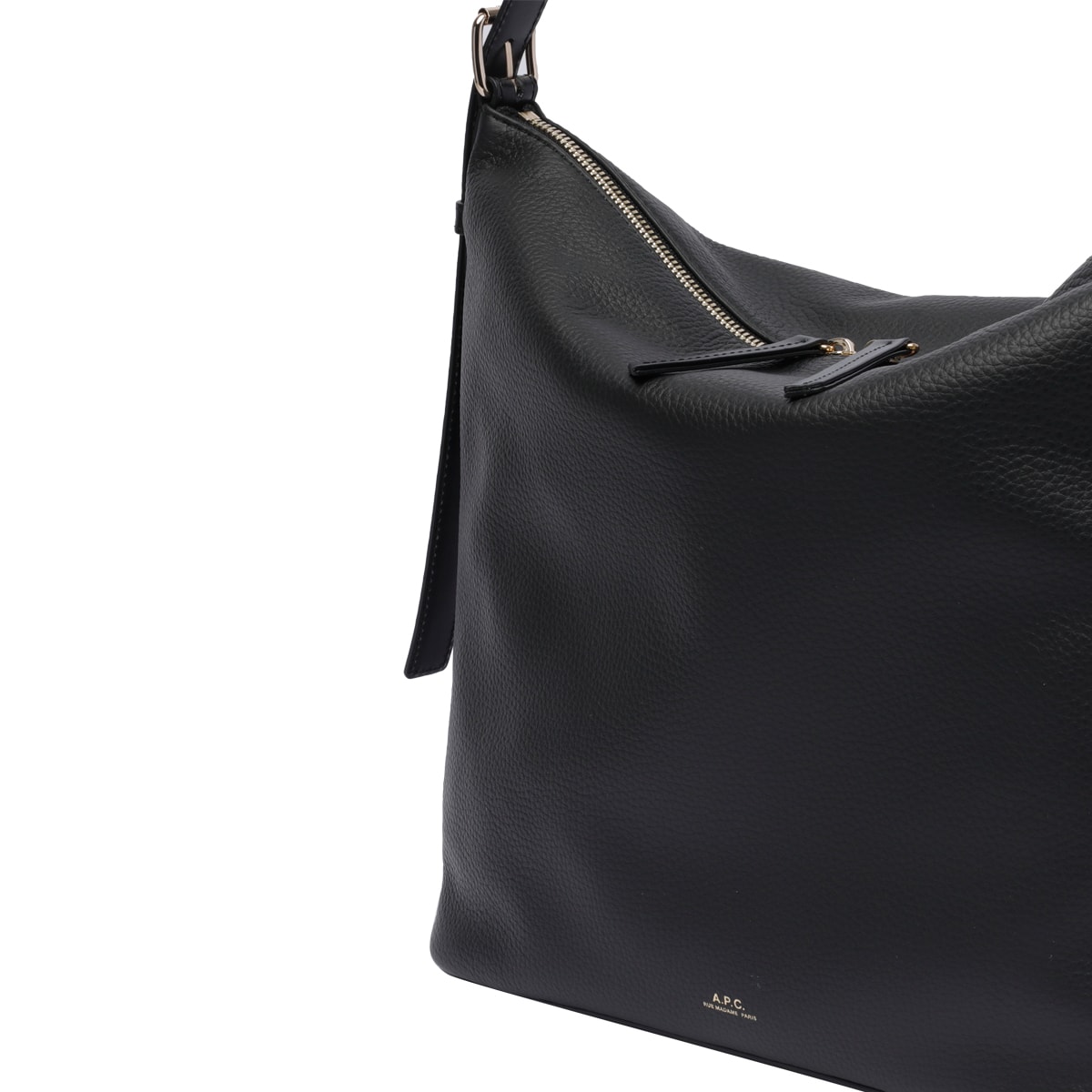 ☆A.P.C.☆ Vera Shoulder Bag Black PXCBLF61902LZZ PXCBLF6190 Vera bag | Grained leather and smooth leather | A.P.C.