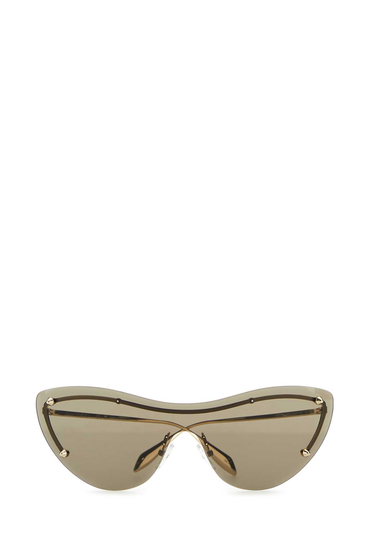 Alexander McQueen Gold Metal Spike Studs Sunglasses