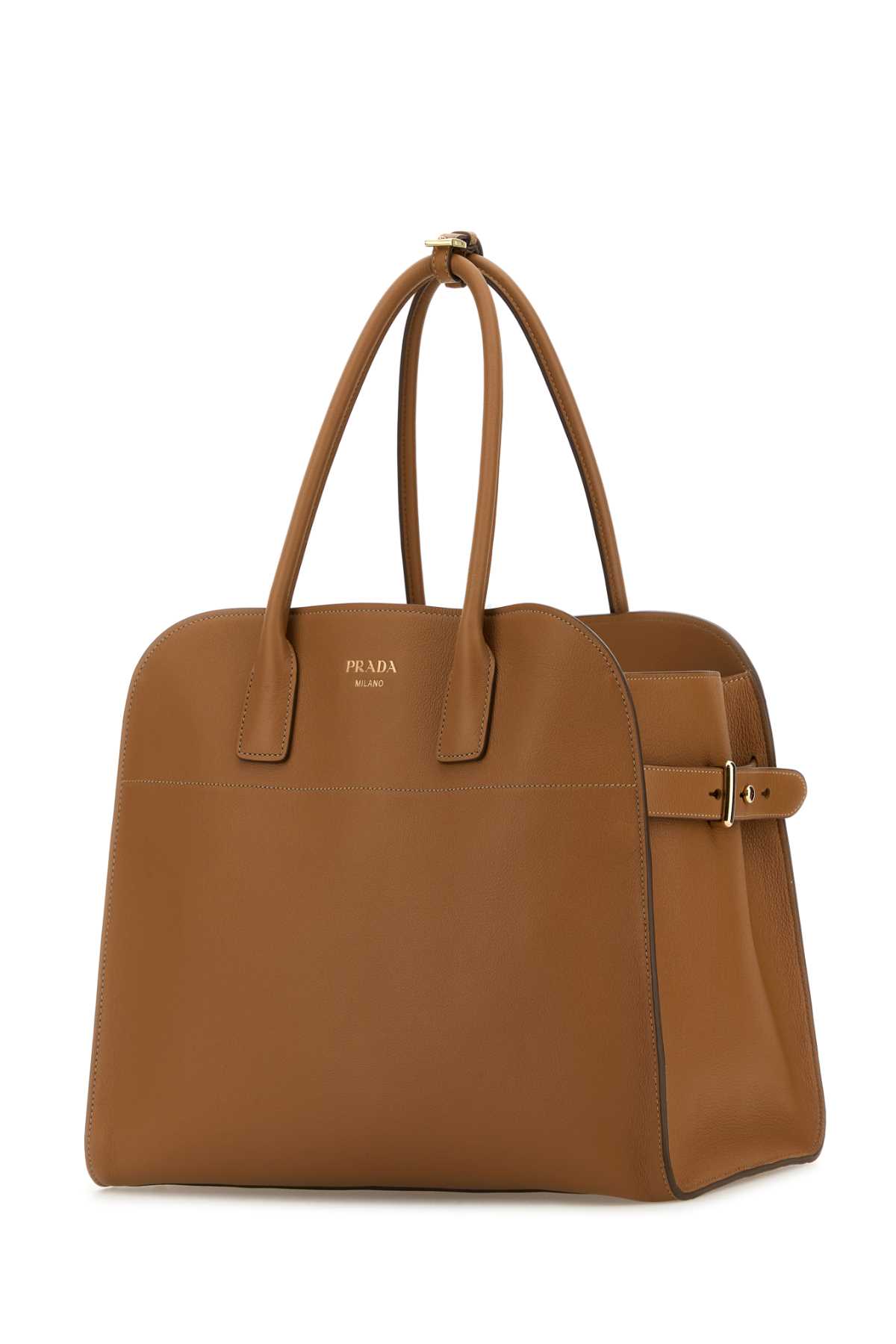 トートバッグ PRADA FW25 Caramel leather shopping bag (1BG5092CYS F03BH) Caramel leather shopping bag – G&B