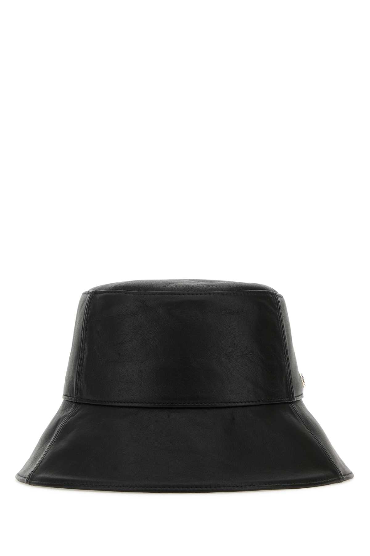 【HELEN KAMINSKI】 Black Nappa Leather Witney Bucket Hat Whitney Bucket Hat Leather in Black - Helen Kaminski