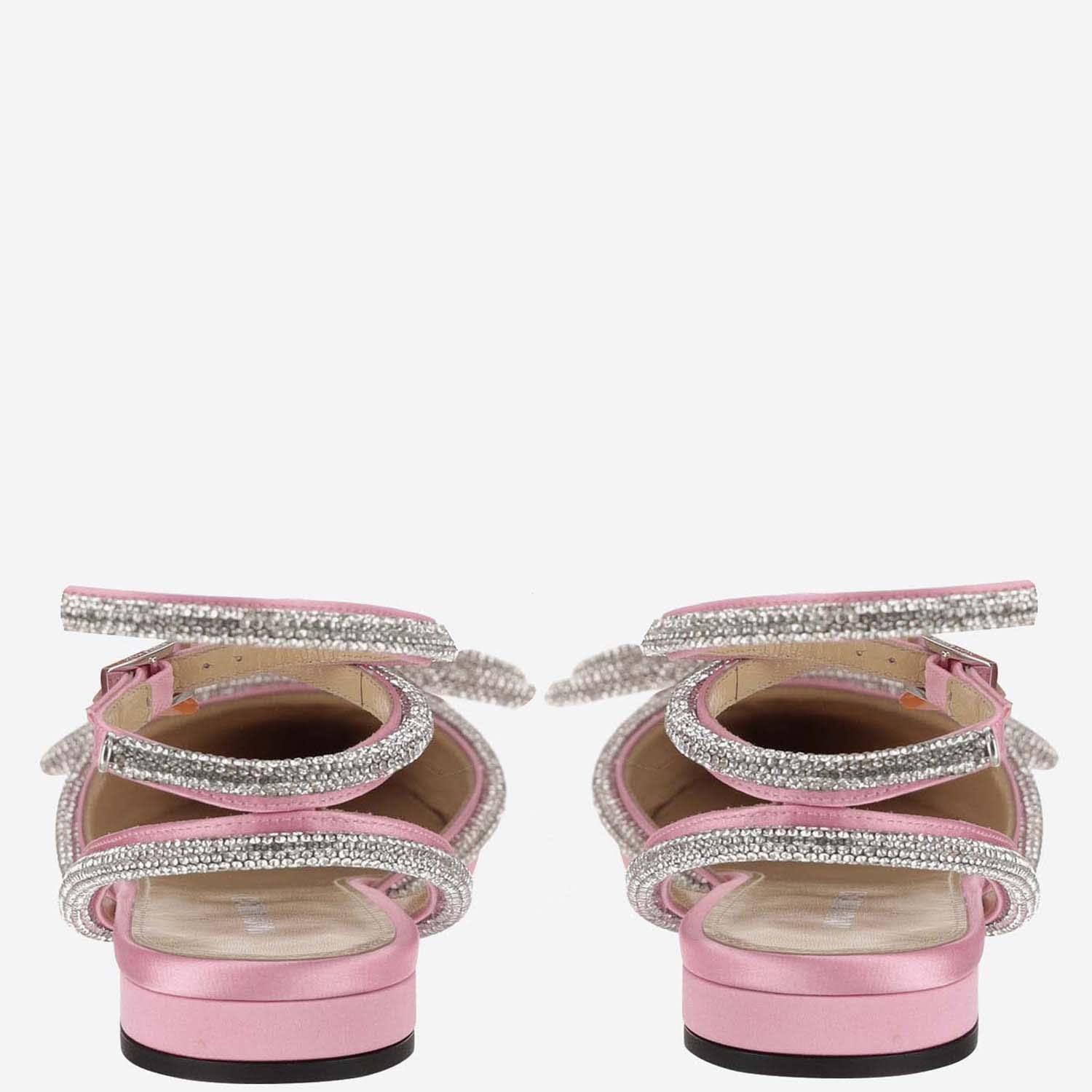 MACH & MACH R24S0017CRP922SATINPINK 関税送料込 Mach & Mach Silk Slingback With Bow | italist