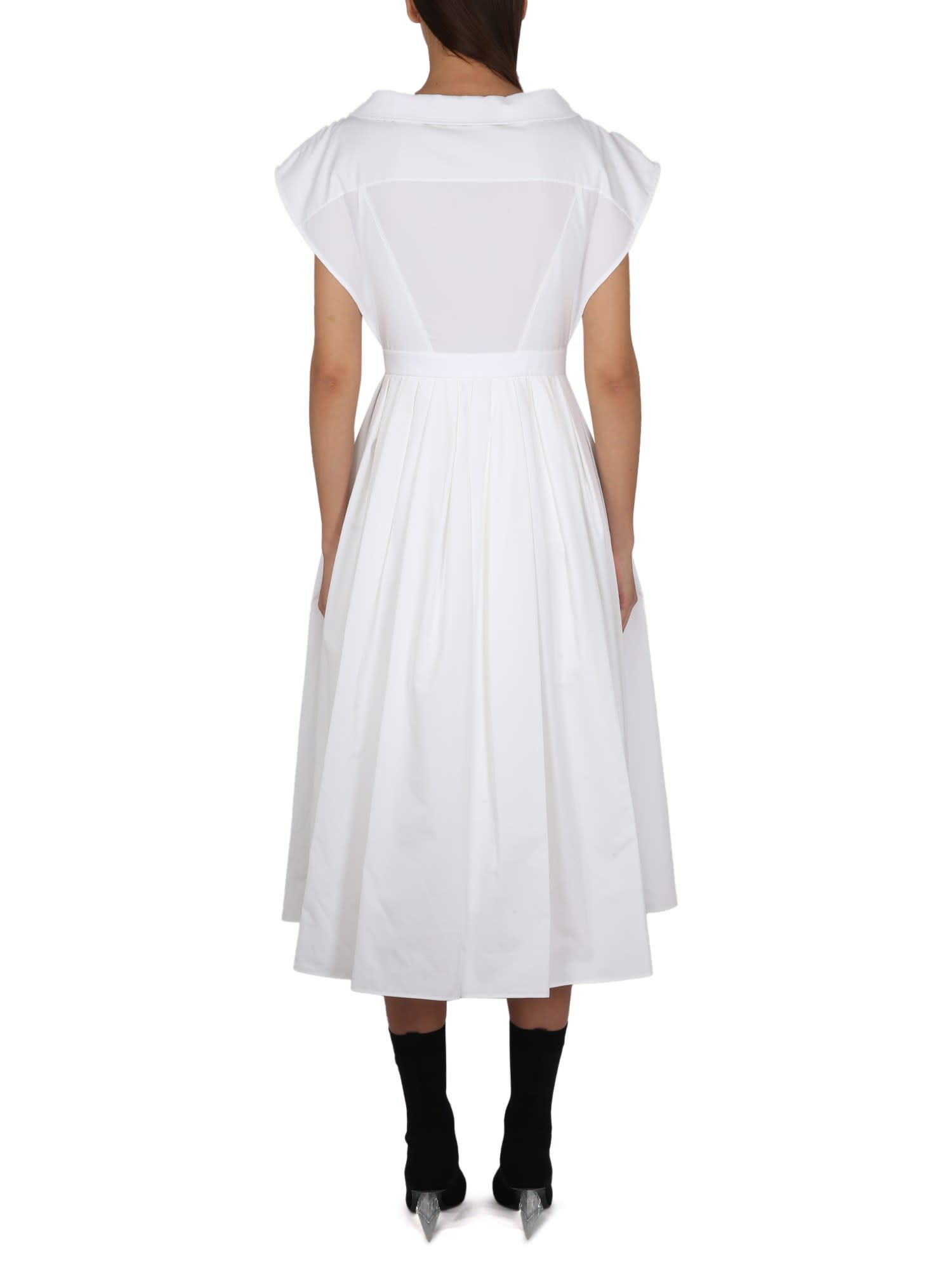 【送料&関税込】Alexander McQueen Wide Neck Long Dress Alexander McQueen Wide Neck Long Dress | italist