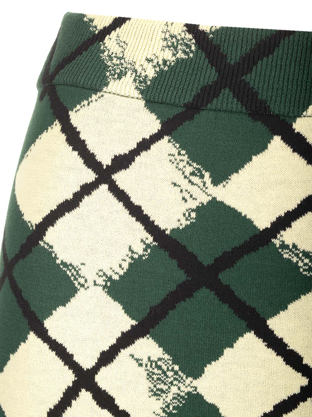 【関税込み】BURBERRY Argyle pattern skirt Burberry Argyle Pattern Skirt | italist