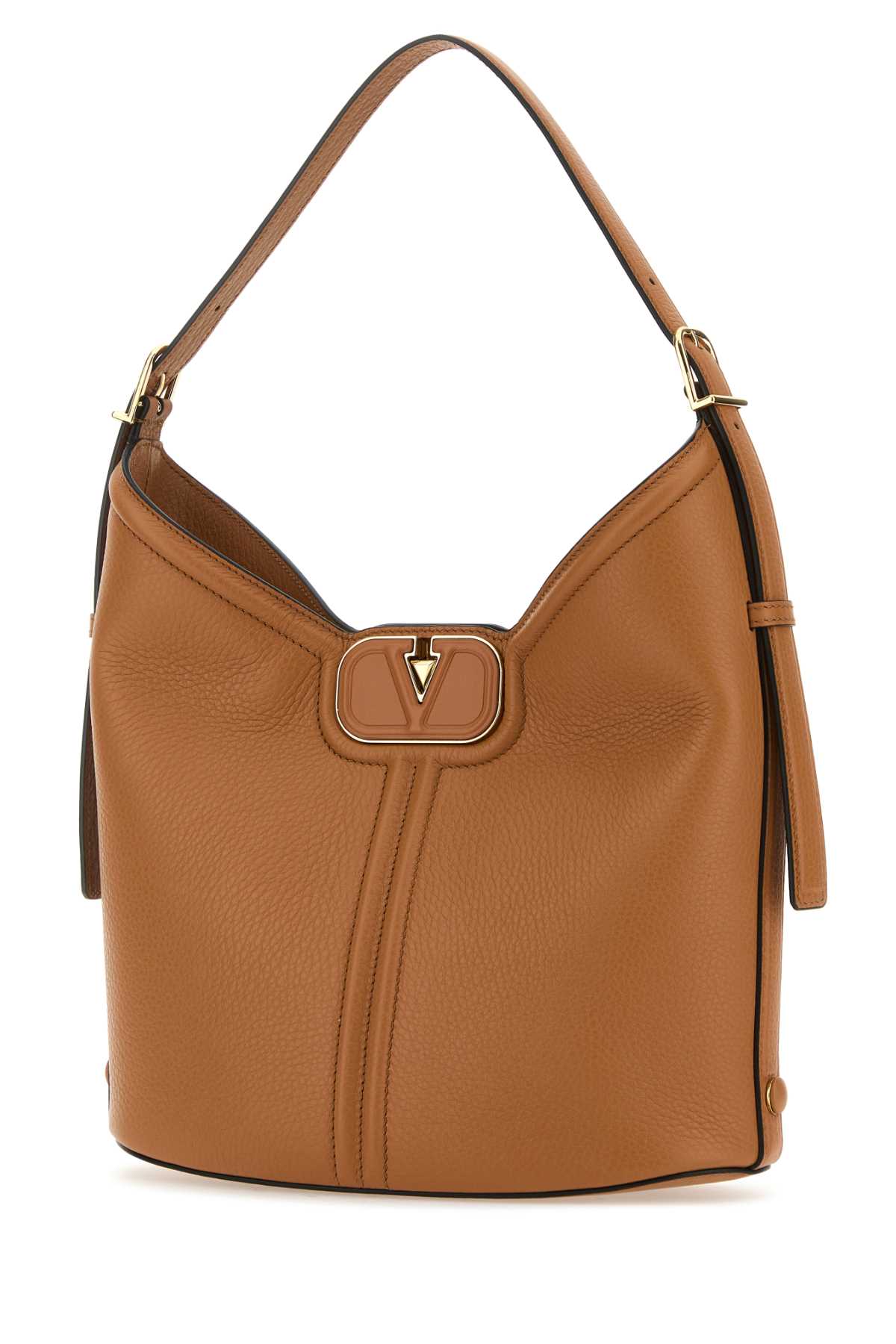 ハンドバッグ Valentino Garavani Camel Leather Vlogo Handbag Valentino Garavani Camel Leather Vlogo Handbag | italist
