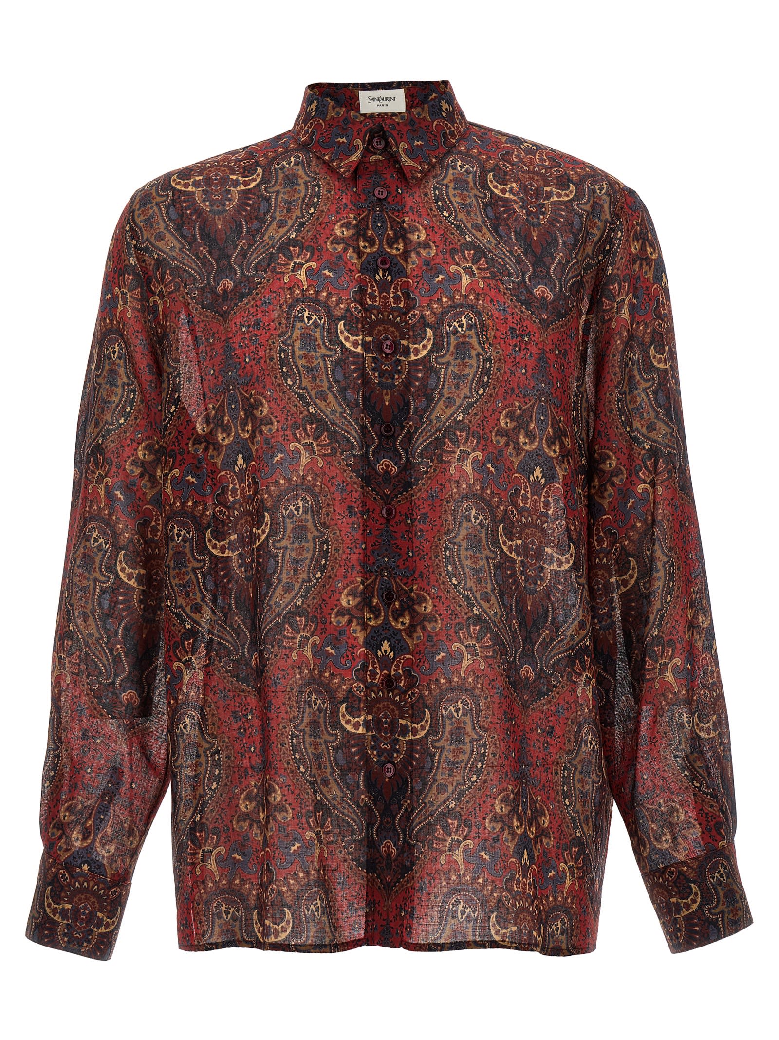 トップス Saint Laulent paisley shirt Saint Laurent Paisley Print Shirt | italist