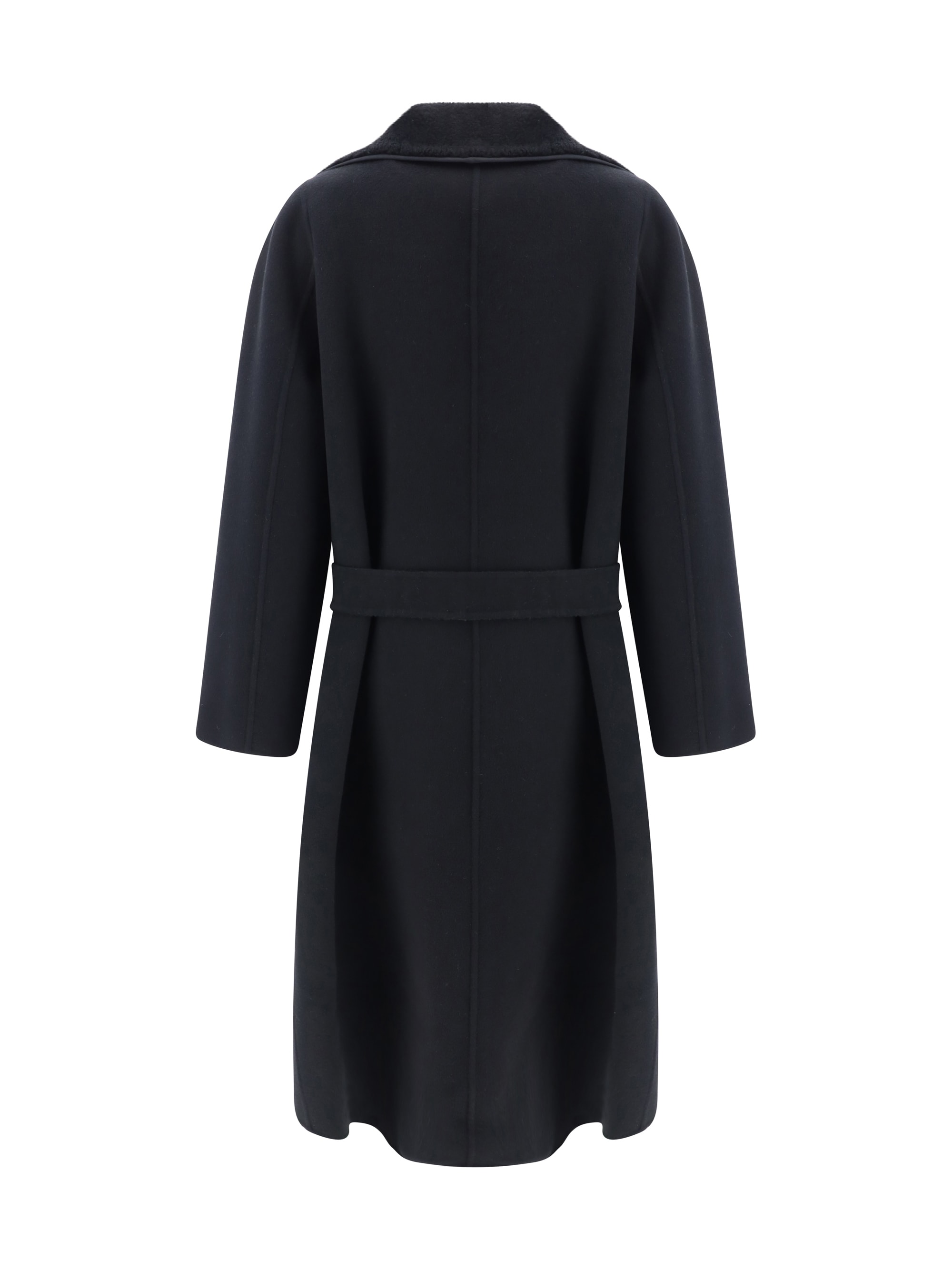 Fendi Black Wool Blend Coat | italist