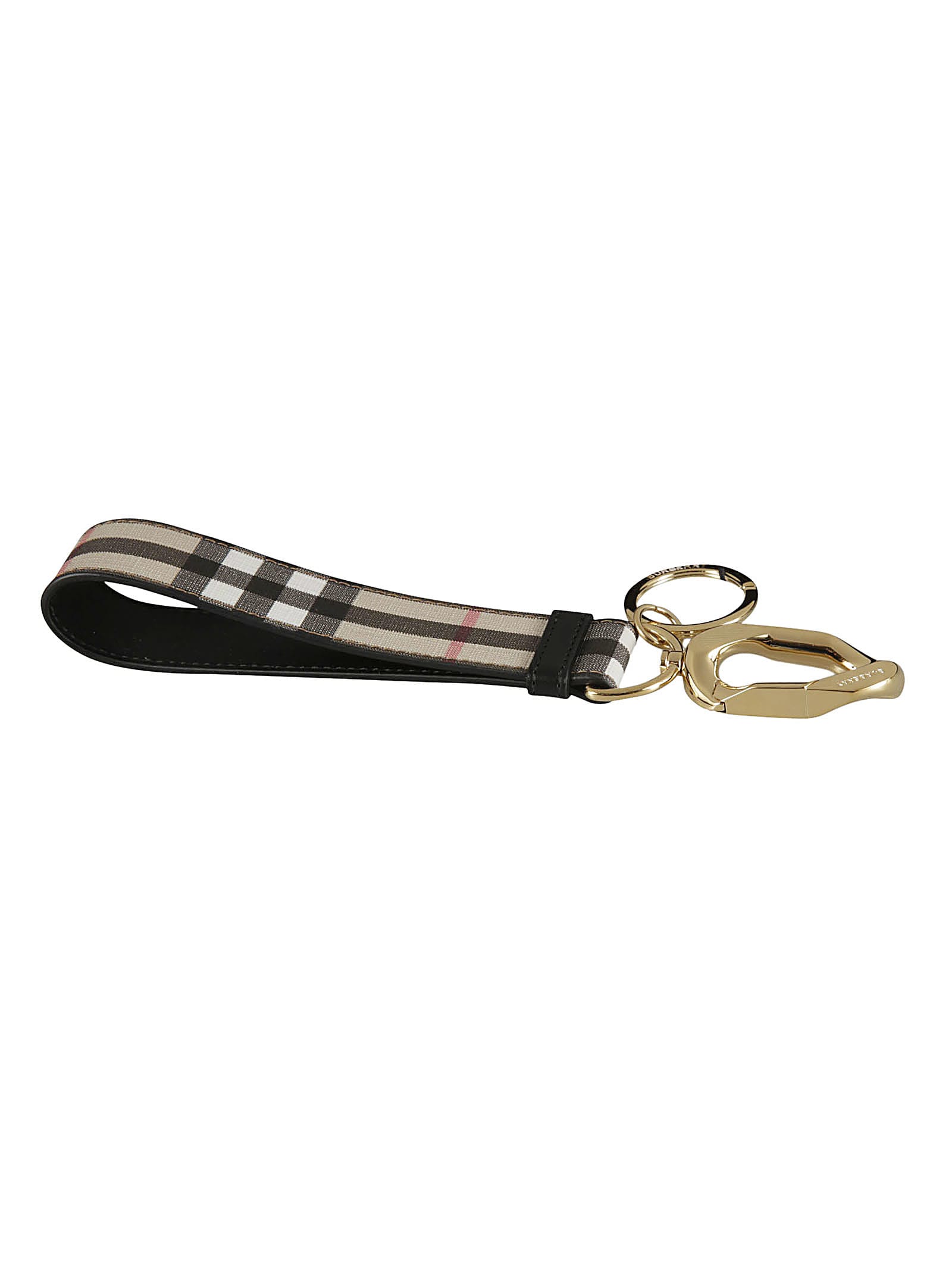 Burberry vintage check clearance and leather key ring