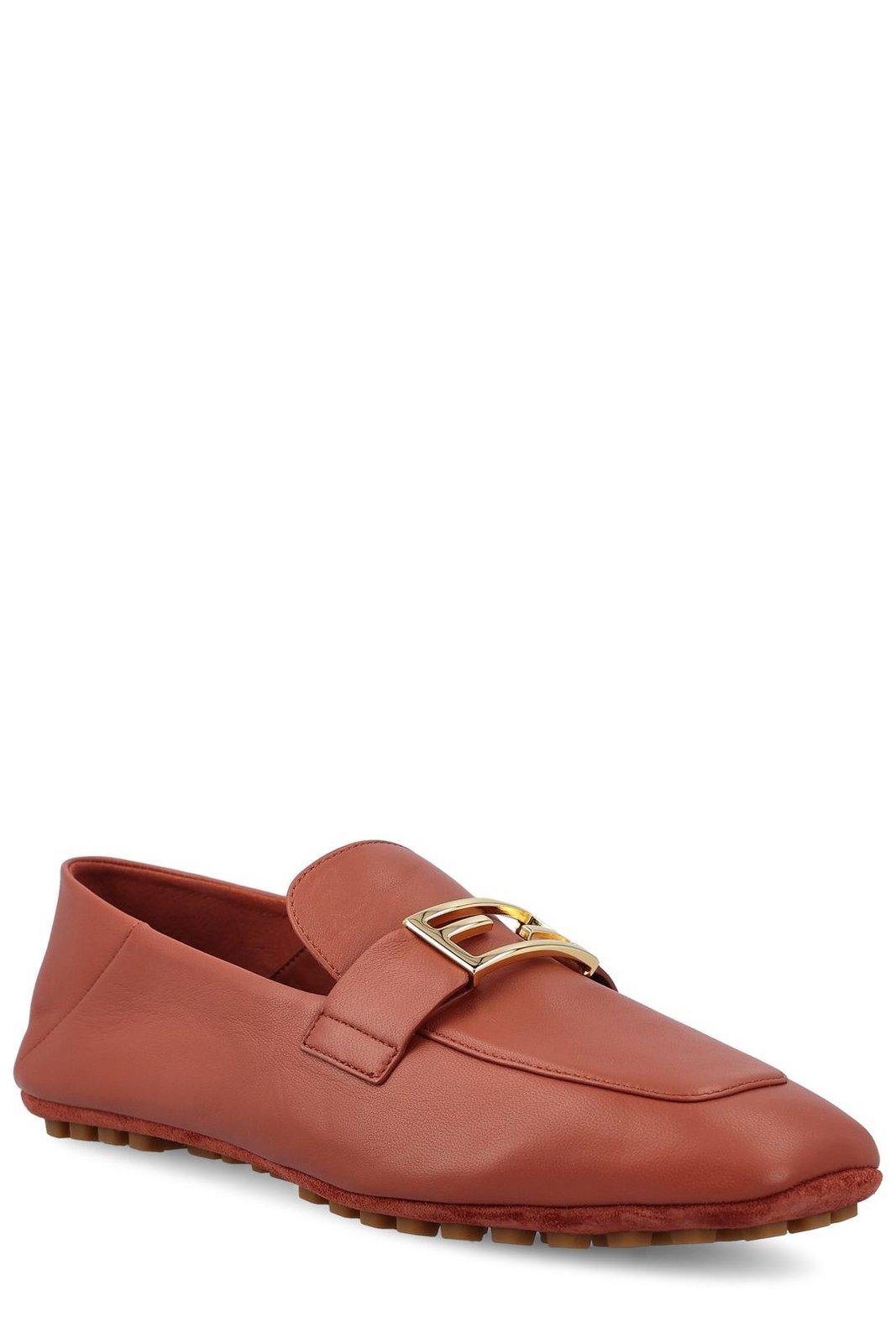 【送料&関税込】Fendi Baguette Ff Plaque Loafers Fendi Baguette Ff Plaque Loafers | italist