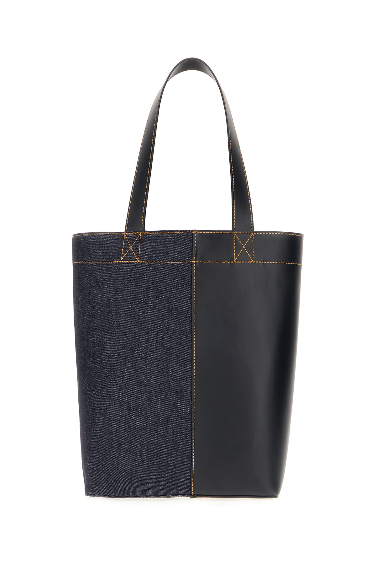 24AW【A.P.C.】Multicolor Denim And Fabric Axel Shoulder Bag A.P.C. Multicolor Denim And Fabric Axel Shoulder Bag