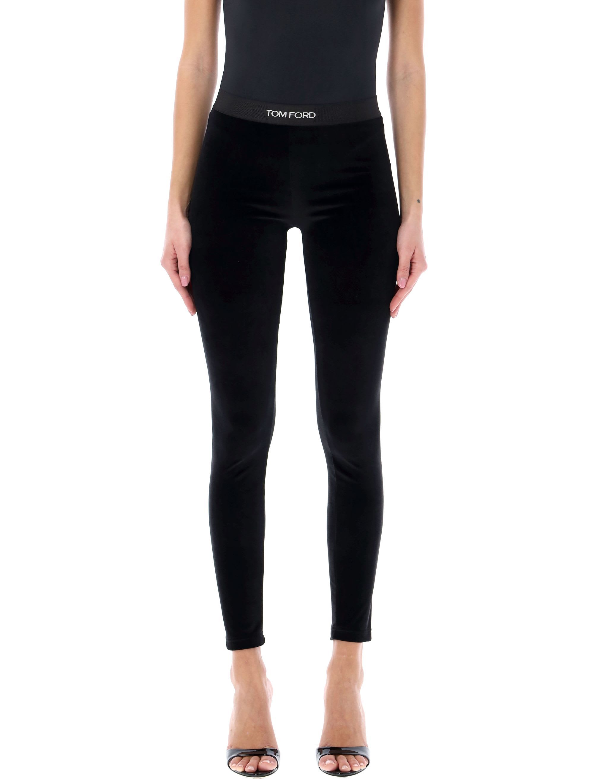 【関税＆送料込み】Tom Ford Velvet Leggings Tom Ford - Velvet leggings black - The Corner