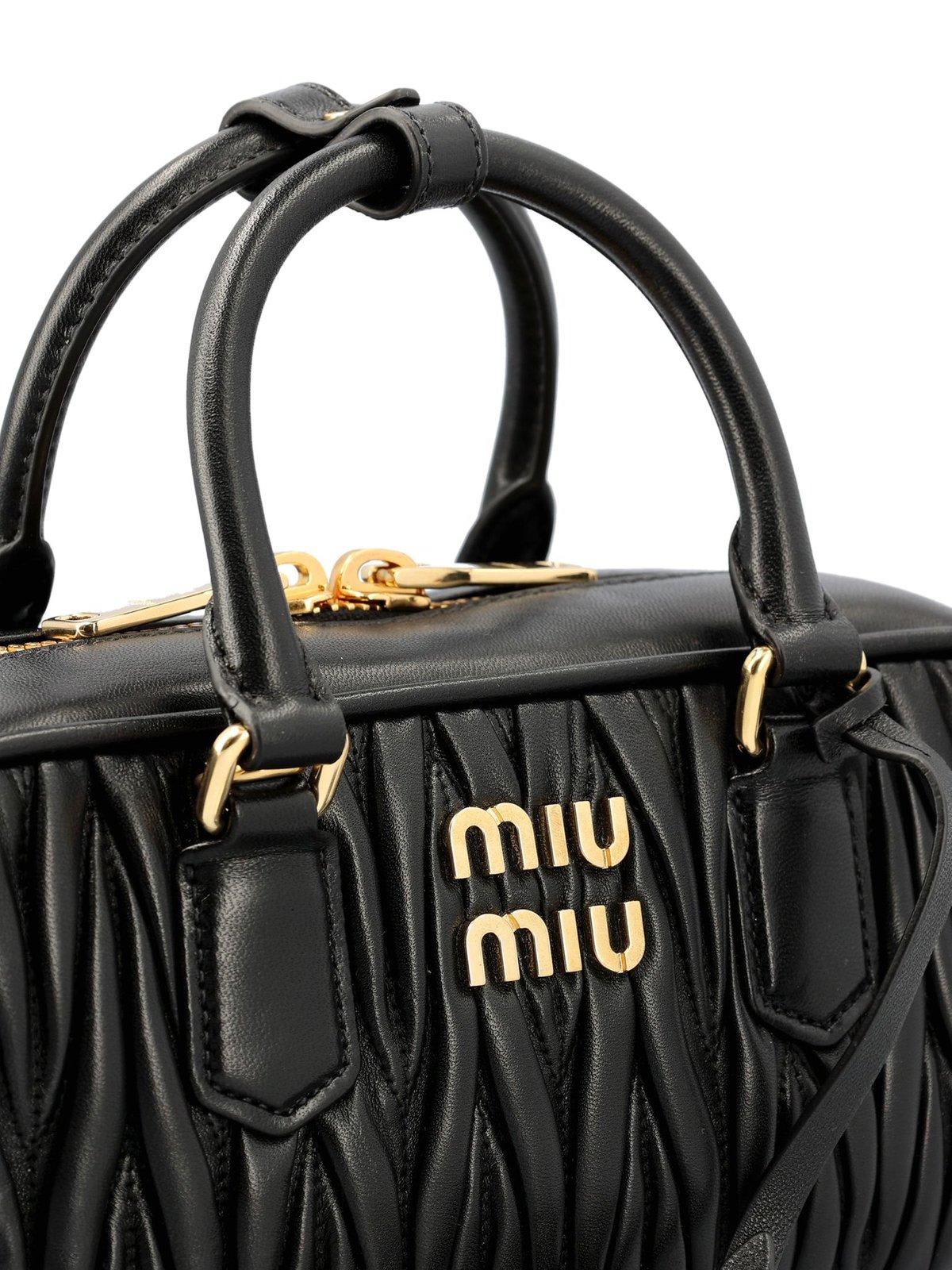 【Miu Miu 】Logo-Lettering Tote Bag ファーバッグ MIU MIU - TOTE BAG – Brand Name Fever
