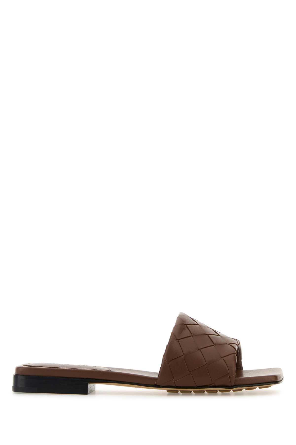 Bottega Veneta Brown Leather Parco Slippers | italist