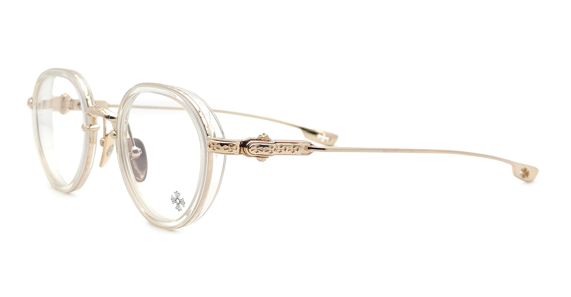 メガネ CHROME HEARTS SS25 THICK AG Antique Gold 48 (THICK AG) 楽天市場】CHROME HEARTS BUBBA -A Antique Gold - Plastic 49