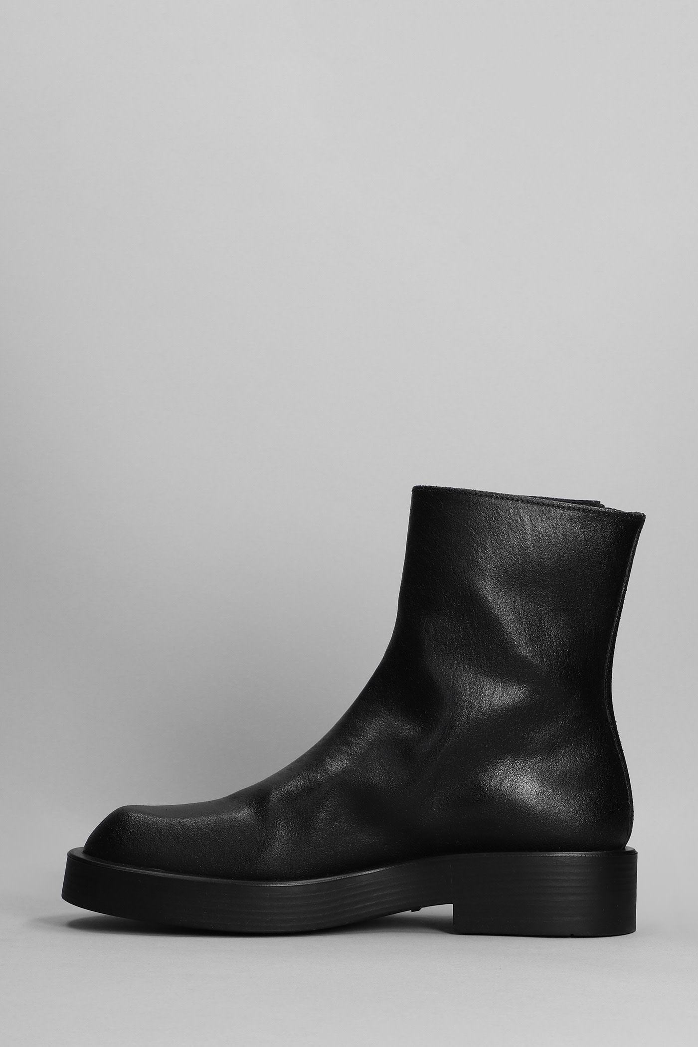 Ann Demeulemeester Ernest Boots Combat Boots In Black Leather ...