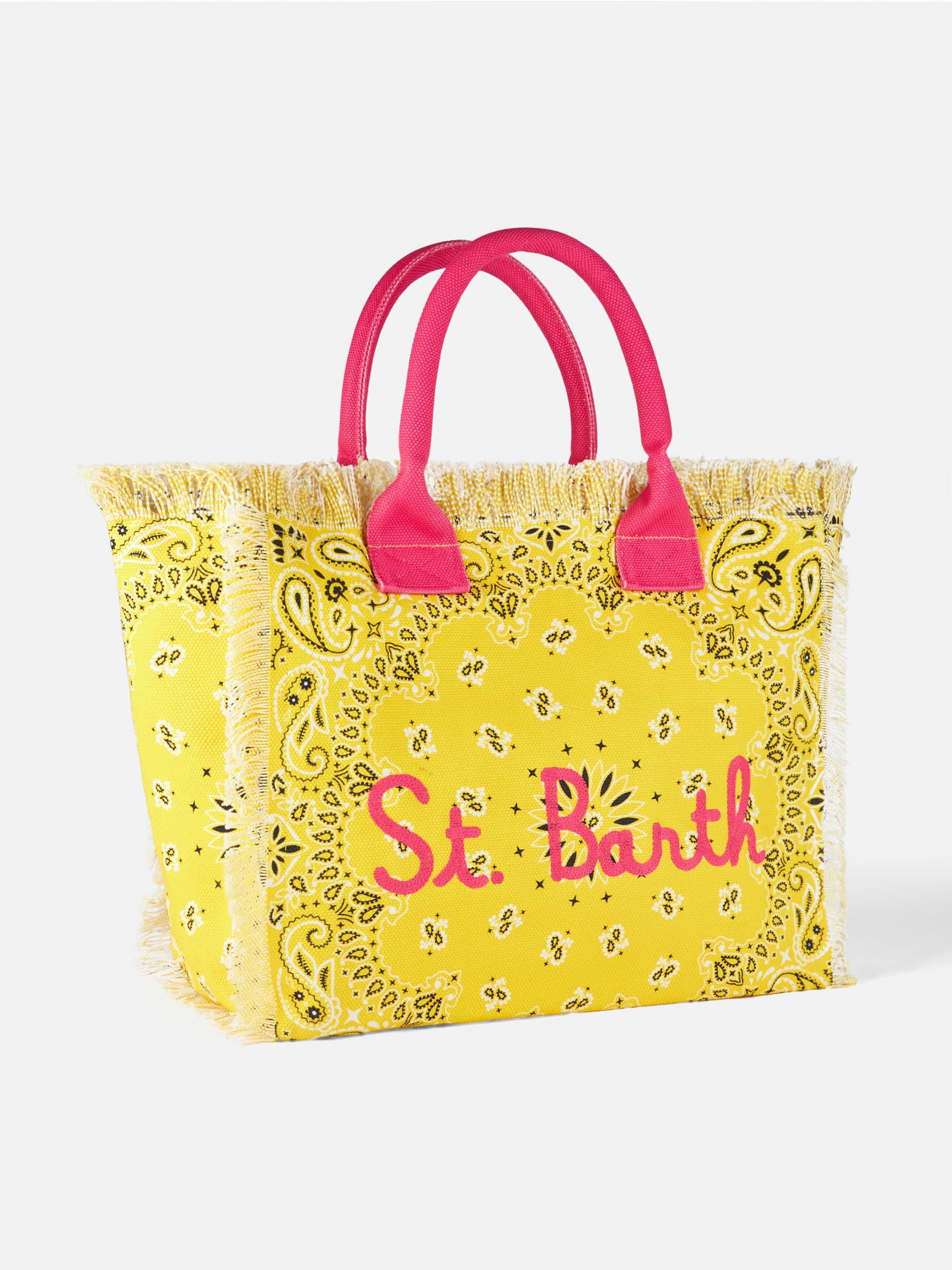 Mc2 Saint Barth Bandanna Canvas Bag With Milano Marittima