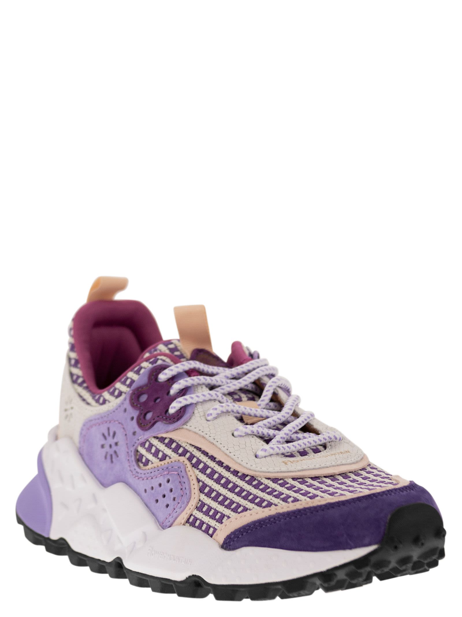 スニーカー Flower Mountain KOTETSU - Sneakers in suede and technical fa Flower Mountain Kotetsu - Sneakers In Suede And Technical
