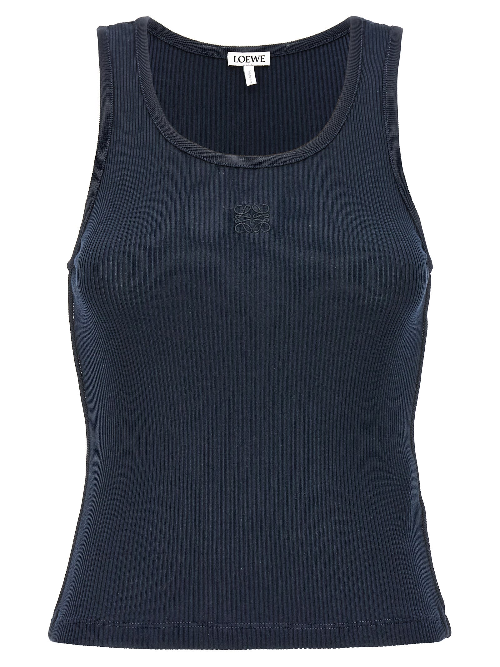 LOEWE (ISHOP様) Loewe Logo Embroidery Tank Top | italist