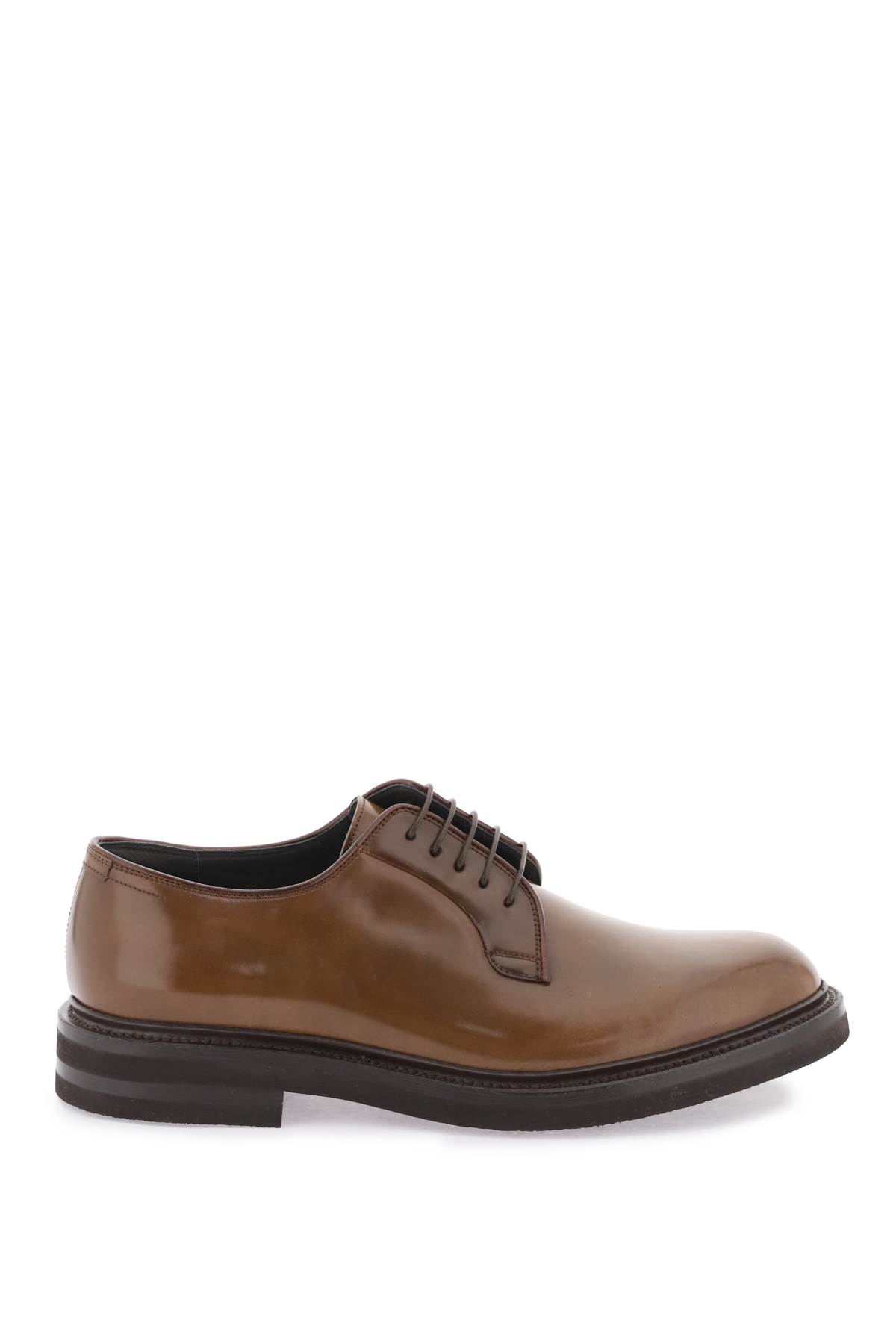 Brunello Cucinelli Cordovan Leather Derby Shoes | italist, ALWAYS