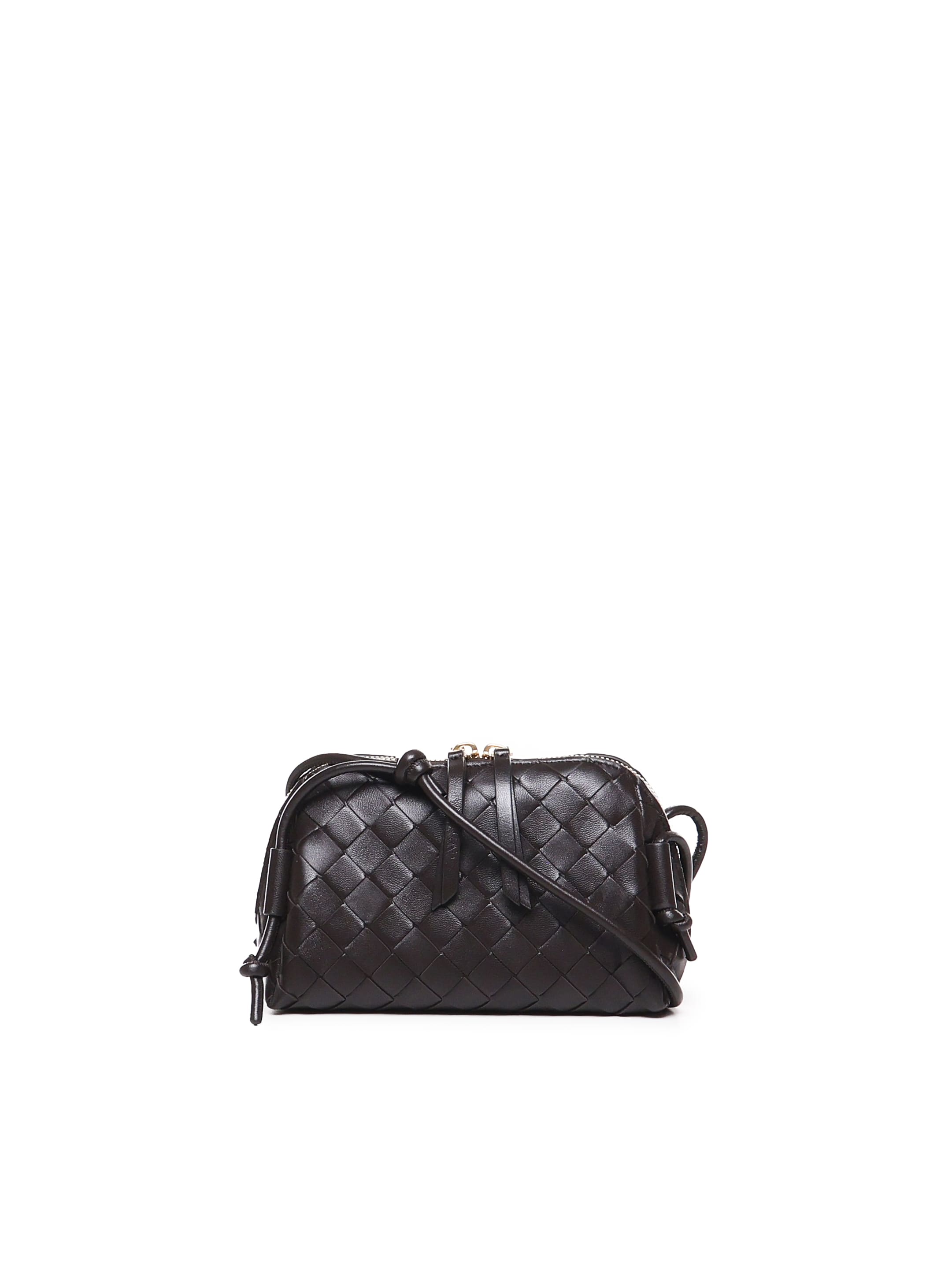 VIP【関税送料無料】希少 Bottega Veneta Leather Concert Bag Bottega Concert Zip-Up Bag in Premium Leather in Green - E