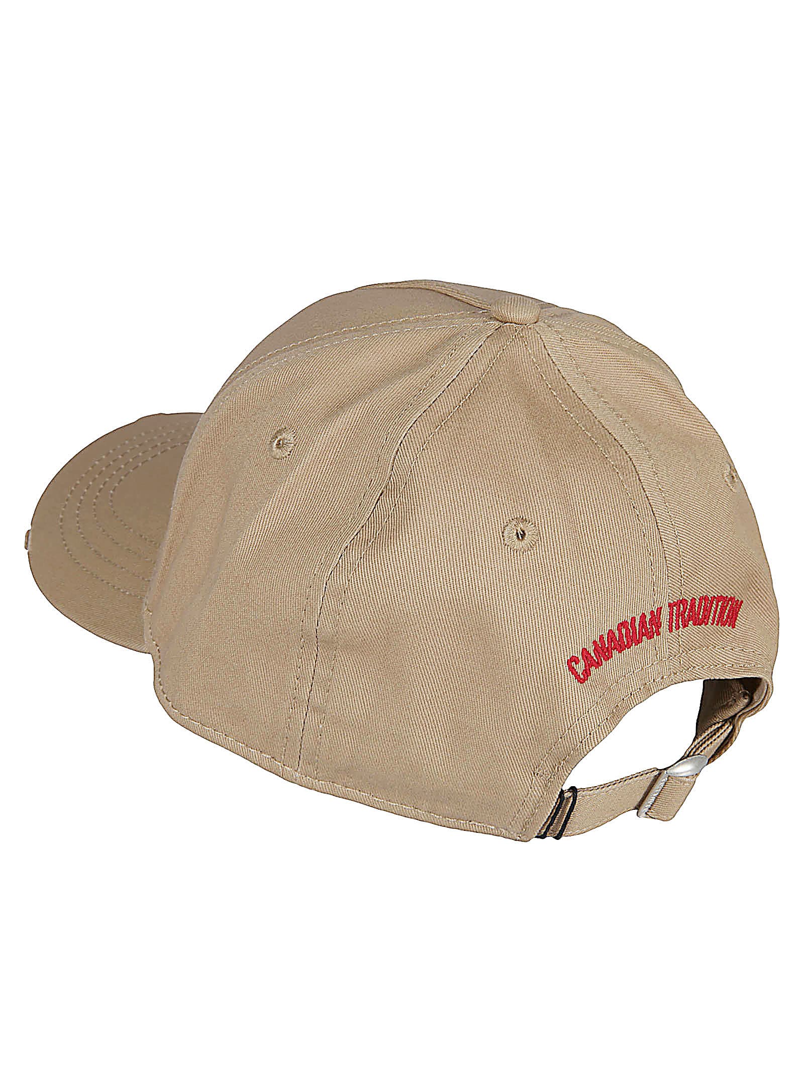 beige dsquared cap