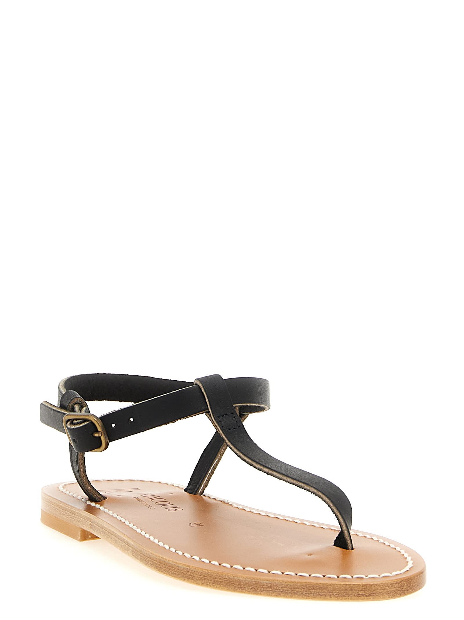 サンダル・ミュール K Jacques SS25 'Petrone' sandals (PETRONE PULNOIR) K.Jacques 'petrone' Sandals | italist