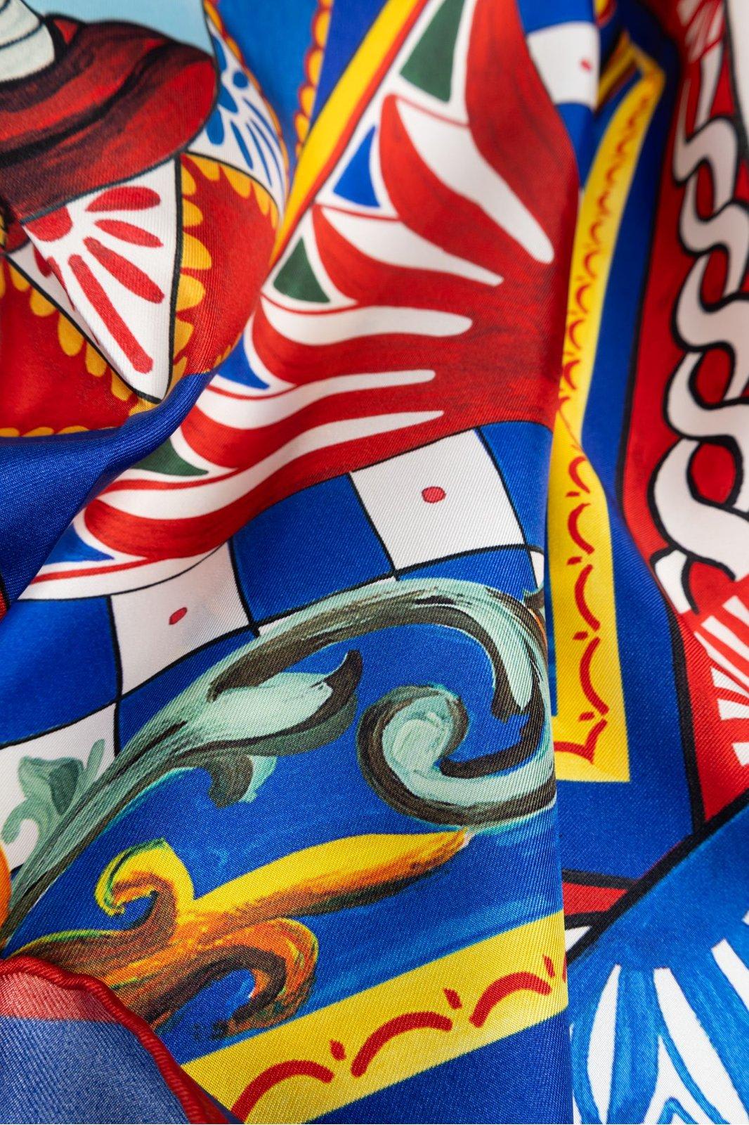 Dolce & Gabbana Carretto Patterned Scarf | italist
