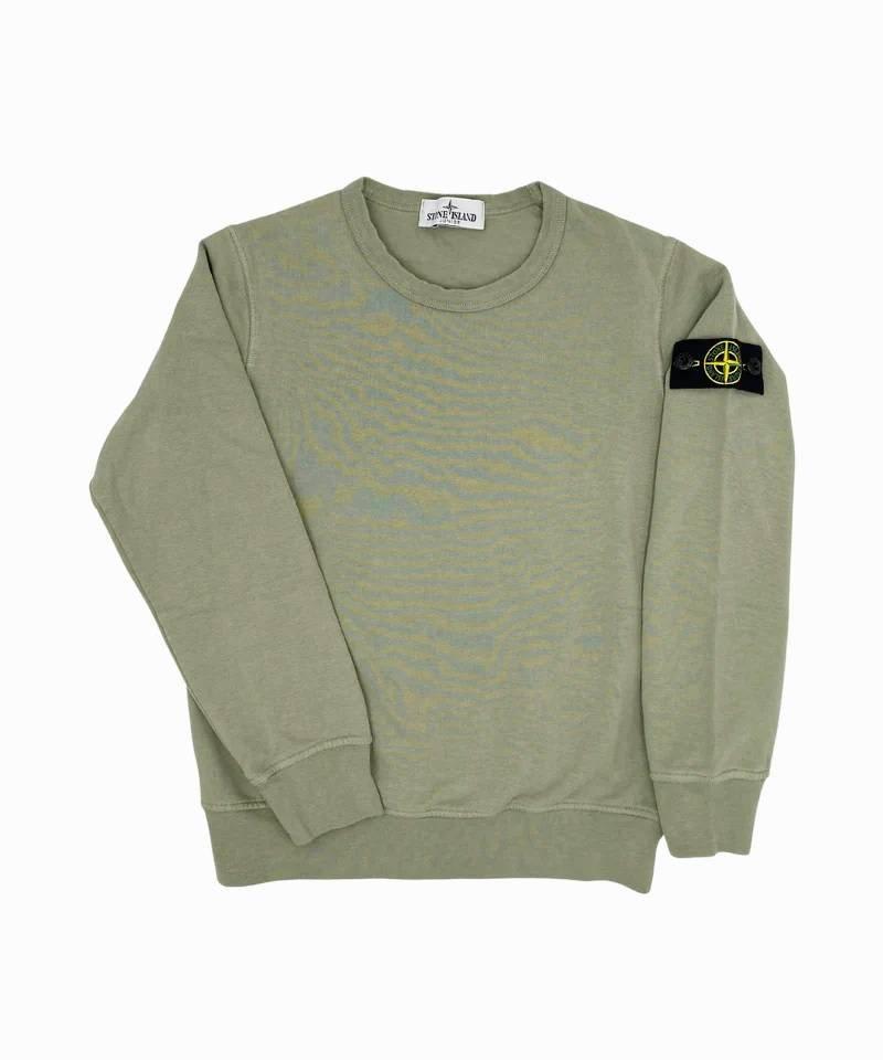 【STONE 】CREWNECK SWEATSHIRT●K1S156100044S0051V0095 Stone Island Men's Sweatshirt Black K1S156100044S0051-V0029