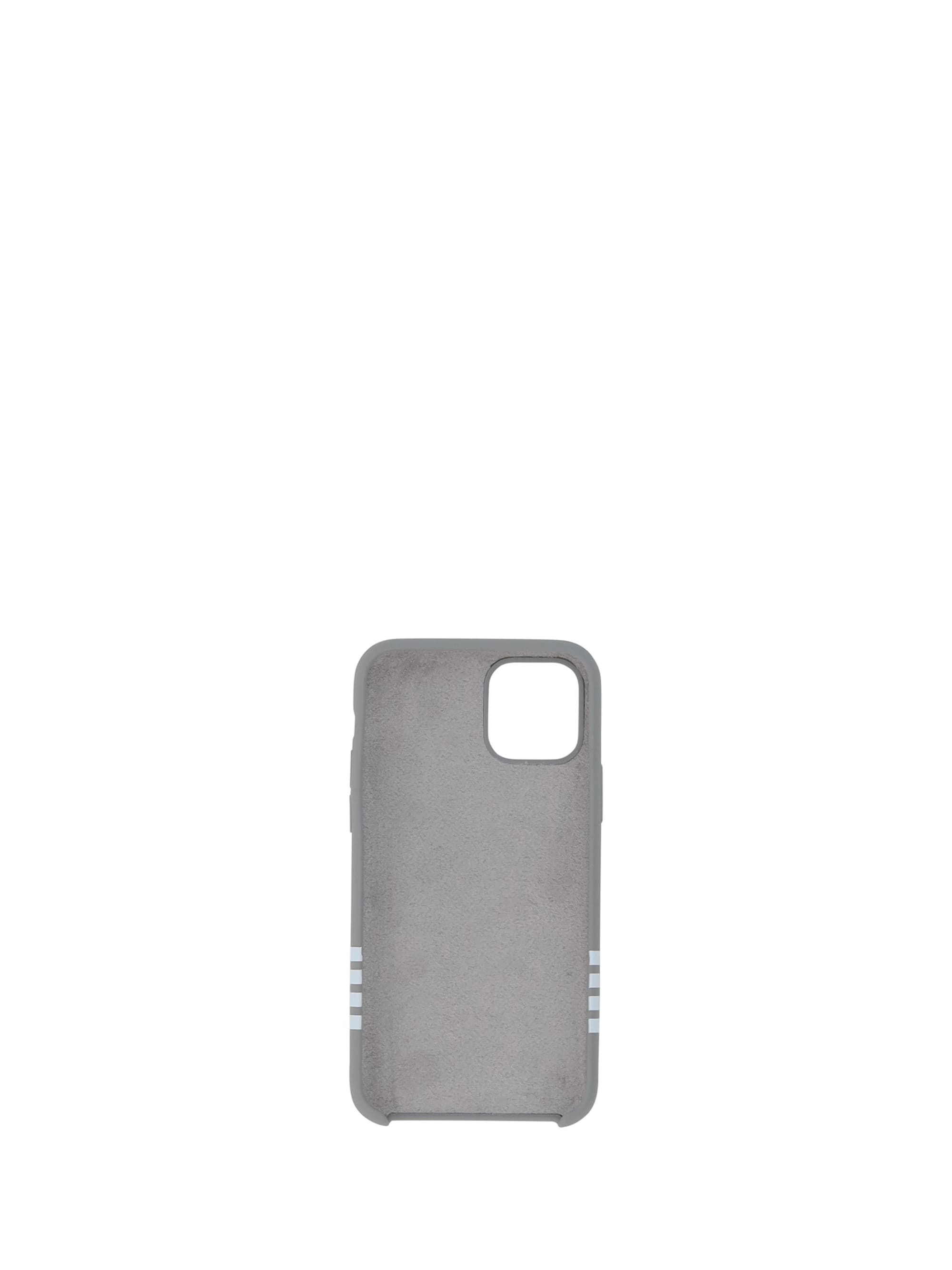 THOM BROWNE - thom browne iPhoneケース Thom Browne Leather iphone 11 case - Black Phone Cases