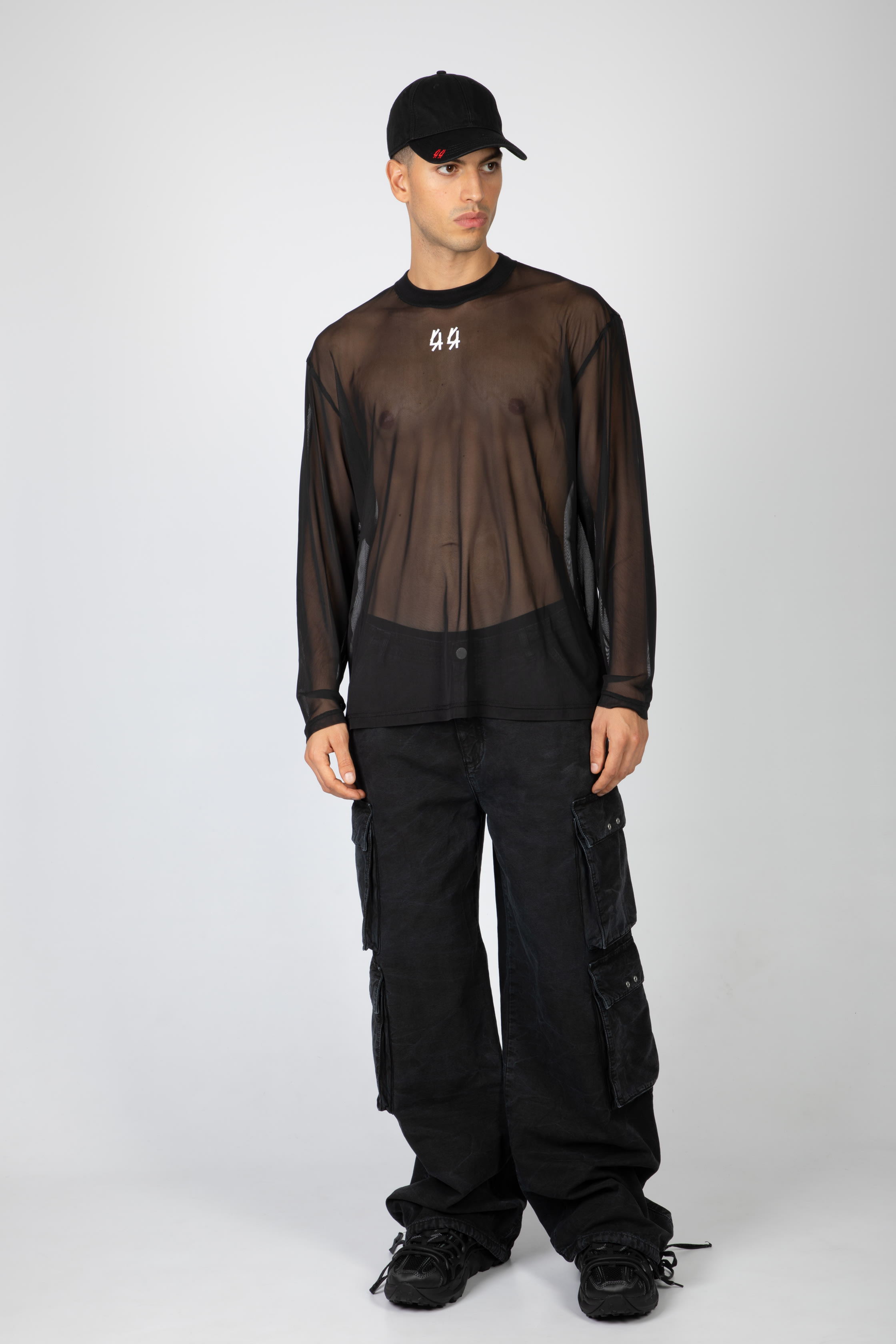 A4 Men's Cooling Performance Long Sleeve T Shirt N3165 Light