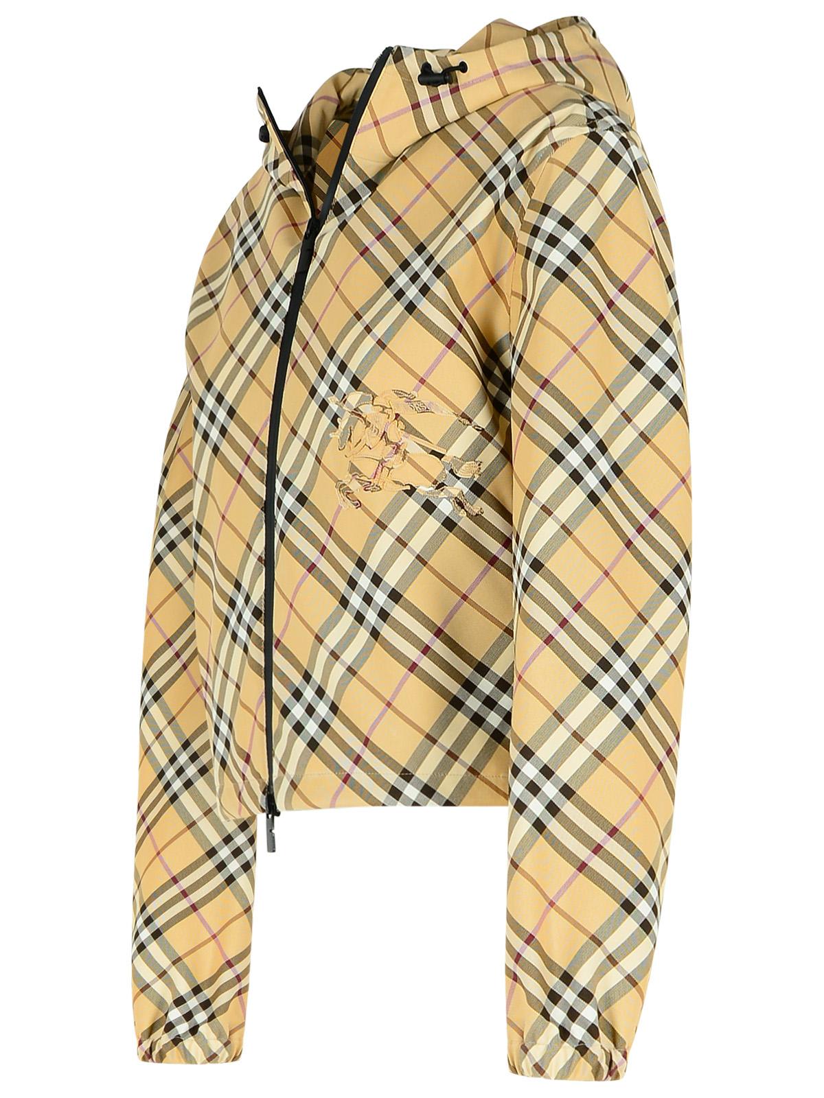 【関税＆送料込み】Burberry 'Check' Beige Polyamide Down Ja Burberry 'check' Beige Polyamide Down Jacket | italist