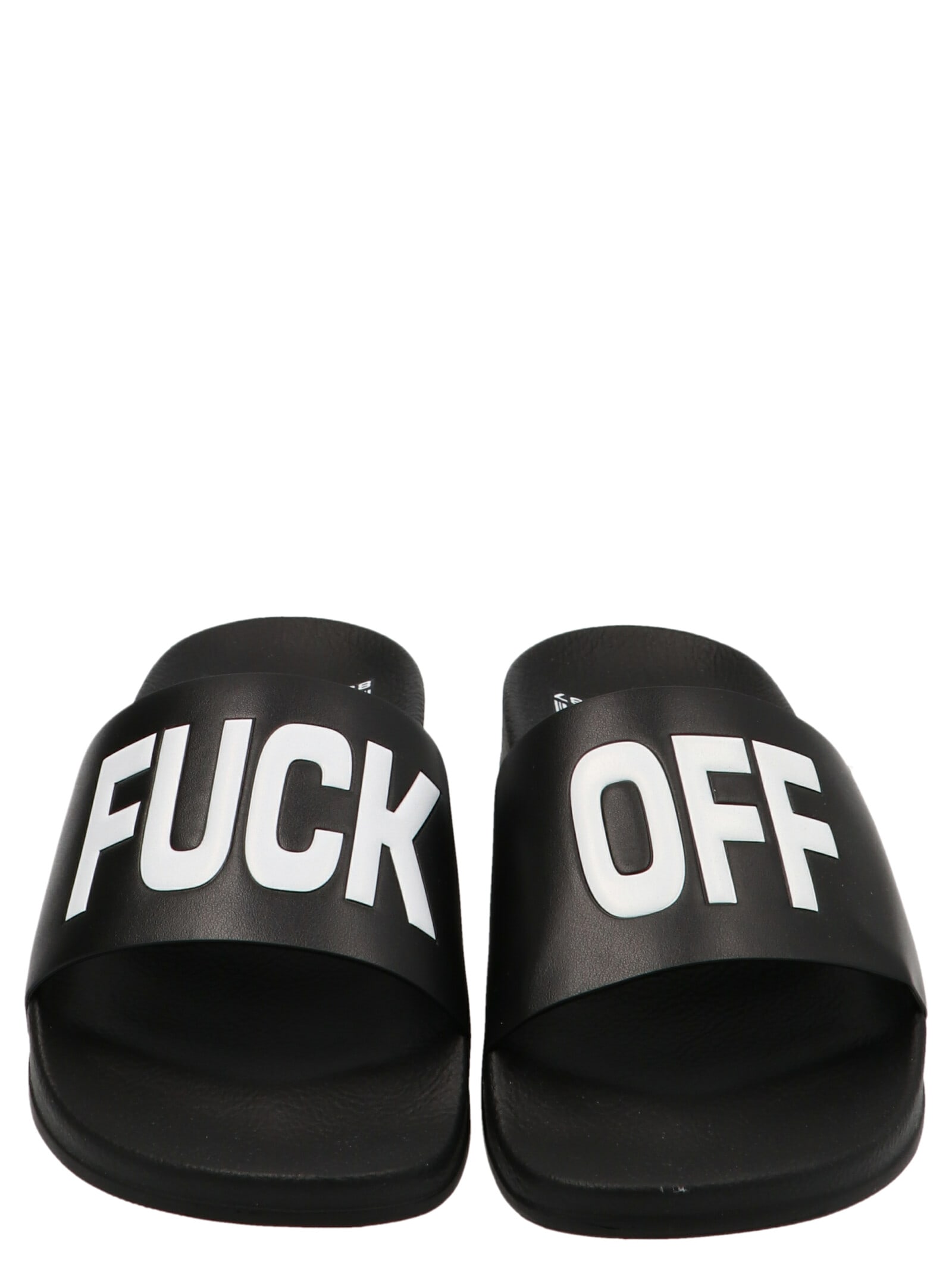 まとめ買い】 VTMNTS FUCK OFF Pool Slides Black 41 kochmetal.com.br