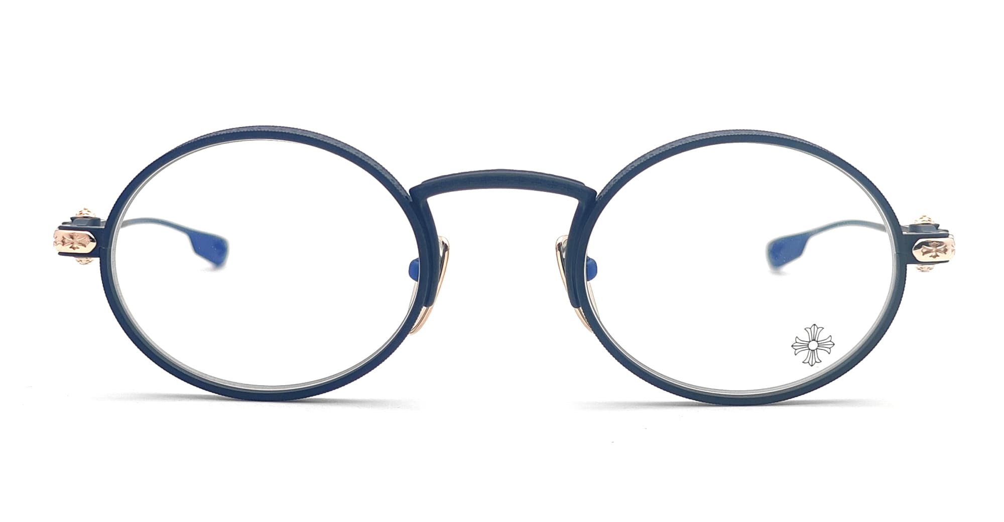 メガネ CHROME HEARTS HONEY DIPPED MBK 18KGP 48 Chrome Hearts Honey Dipped - Matte Black Rx Glasses