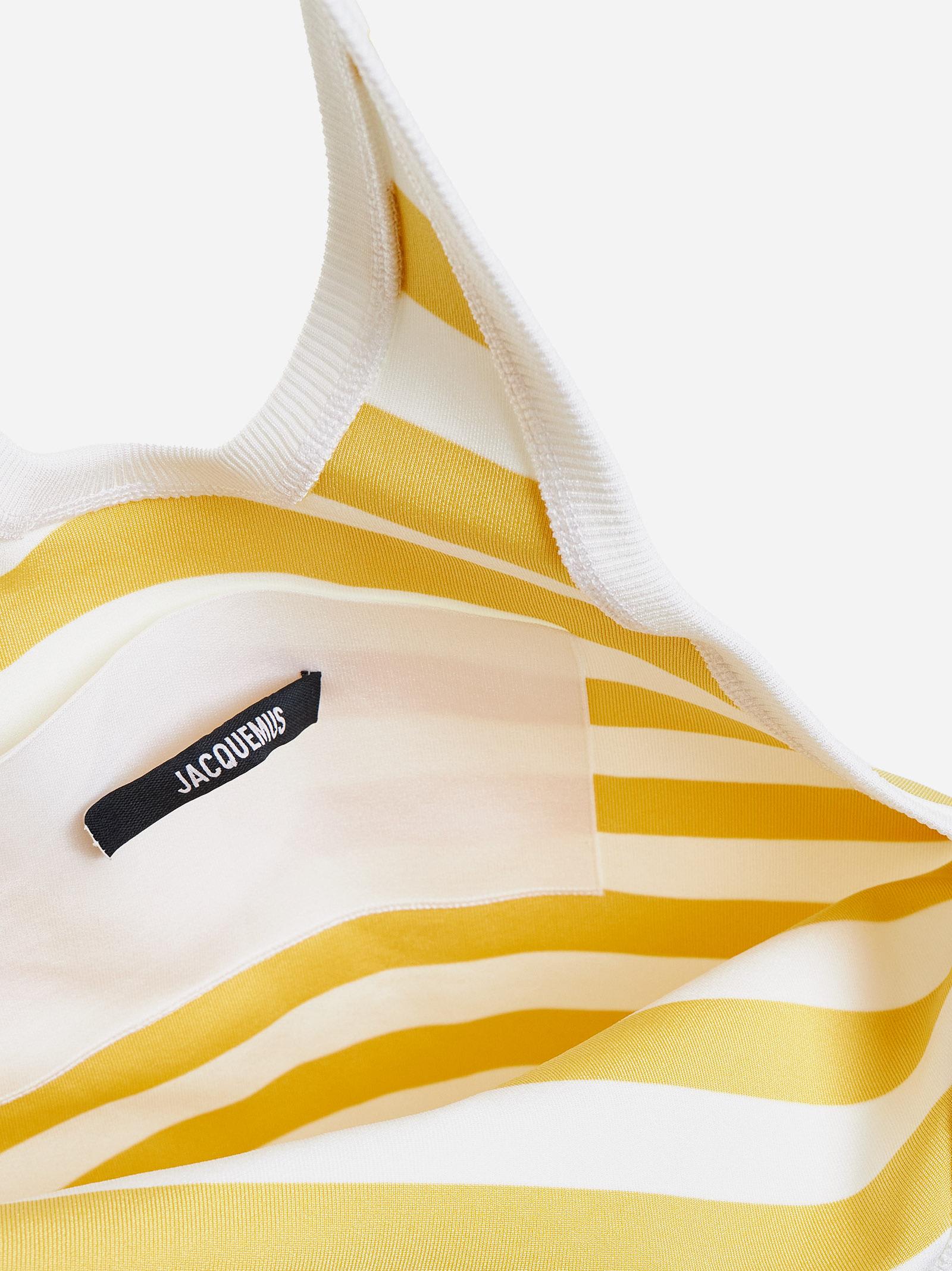 Jacquemus Le Tote Marcel Striped Knit Bag | italist, ALWAYS