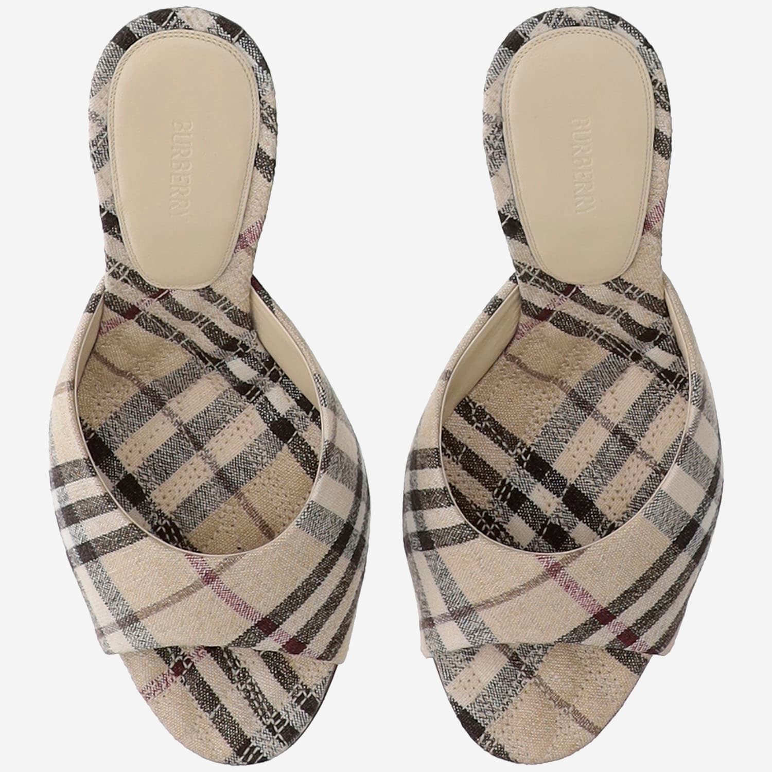 【関税&送料込】Burberry Embroidered Fabric Mews Mules 0400022083408_TEACUPIPCHECK?