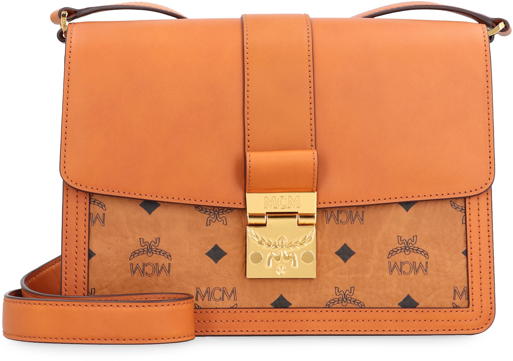 MCM Tracy Leather Crossbody Bag | italist