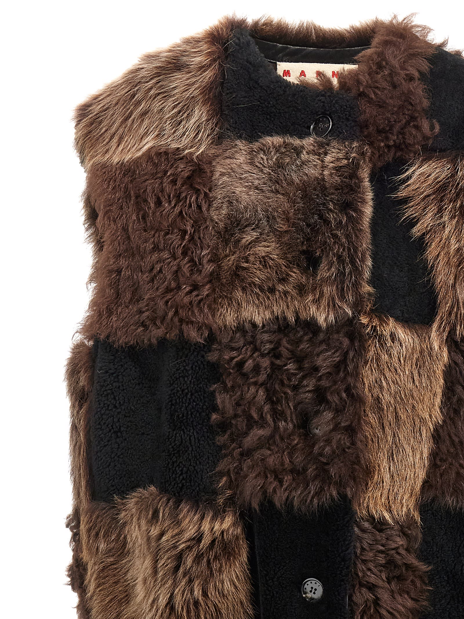 【関税＆送料込み】Marni Long Shearling Vest Marni Long Shearling Vest | italist
