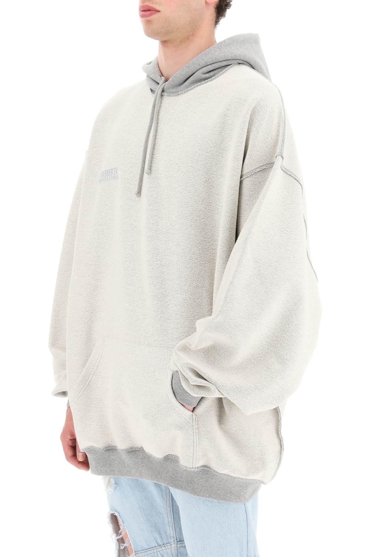 Men's Inside-out Oversized Hoodie by Vetements