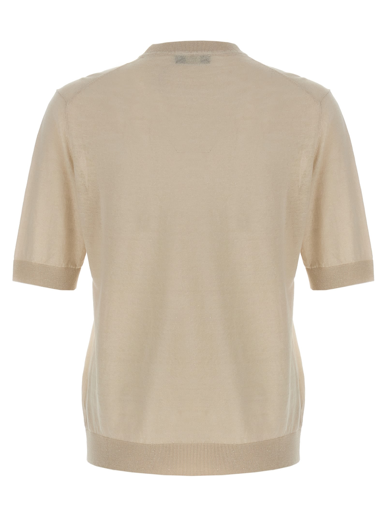 Tシャツ・カットソー ZANONE Linen cotton t-shirt Zanone Linen Cotton T-Shirt | ShopSimon