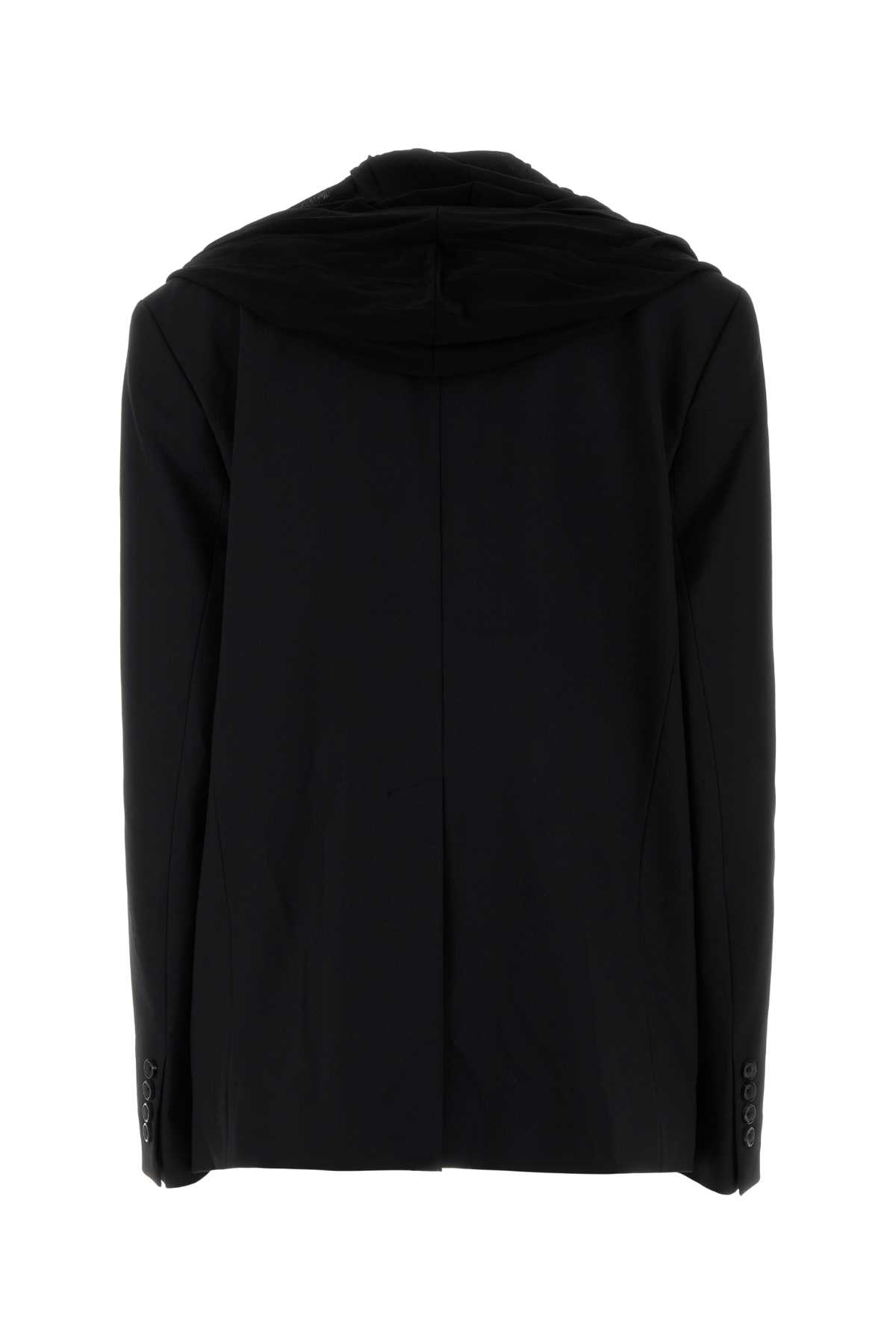ジャケット Y PROJECT Black stretch twill oversize blazer Y/Project Black Stretch Twill Oversize Blazer | italist