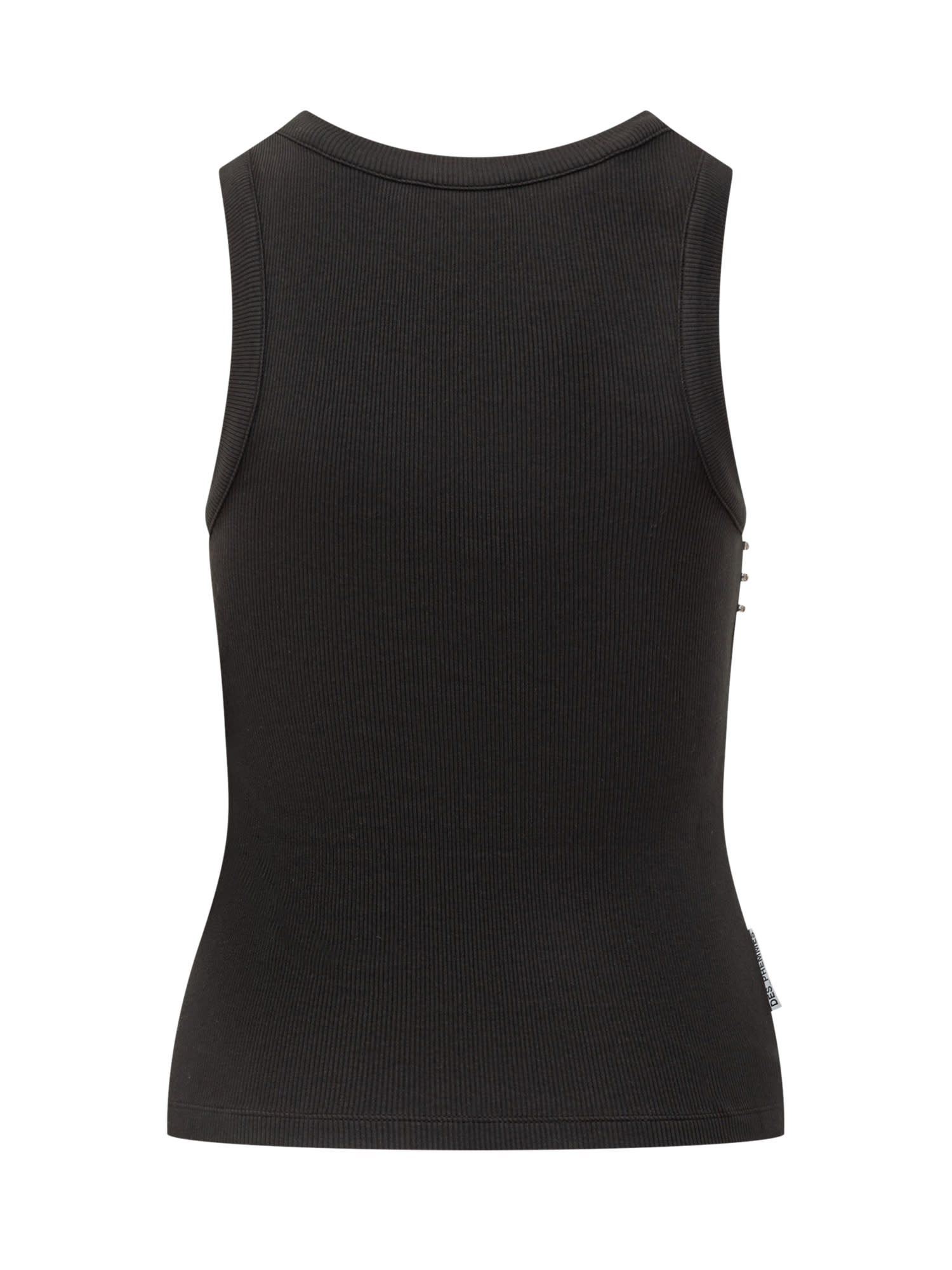 Des Phemmes Tank Top With Rhinestones | italist