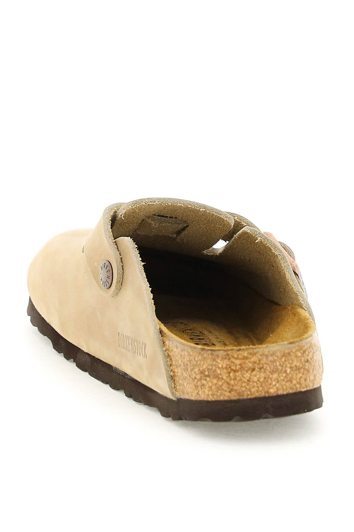 Birkenstock Oiled Leather Boston Sabot | italist