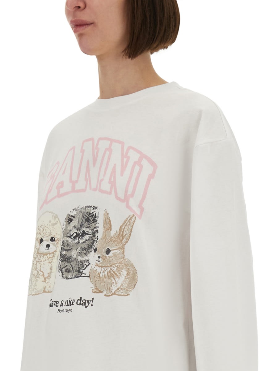 【関税込み】GANNI スウェットシャツ 楽天市場】GANNI ガニー スウェットシャツ ISOLI BD OVERSIZED