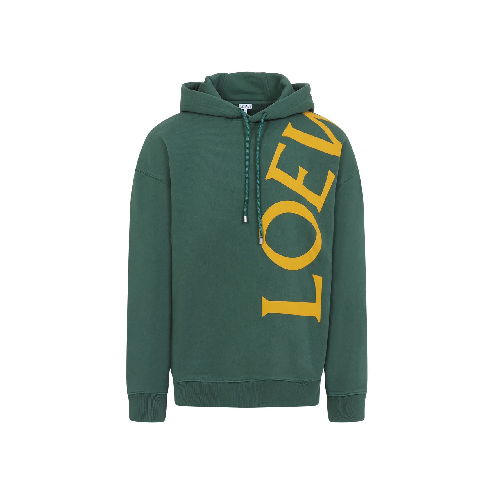 パーカー・フーディ LOEWE SS25 Green cotton sweatshirt (H526Y25X65 DARKGREEN) Relaxed fit hoodie in cotton Green - LOEWE