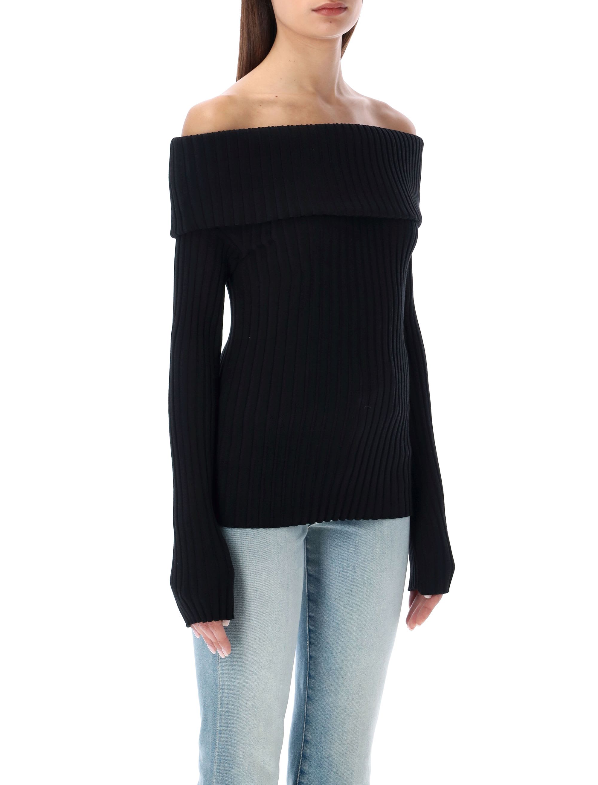 Tory Burch Off-shoulder Ribbed Sweater | italist