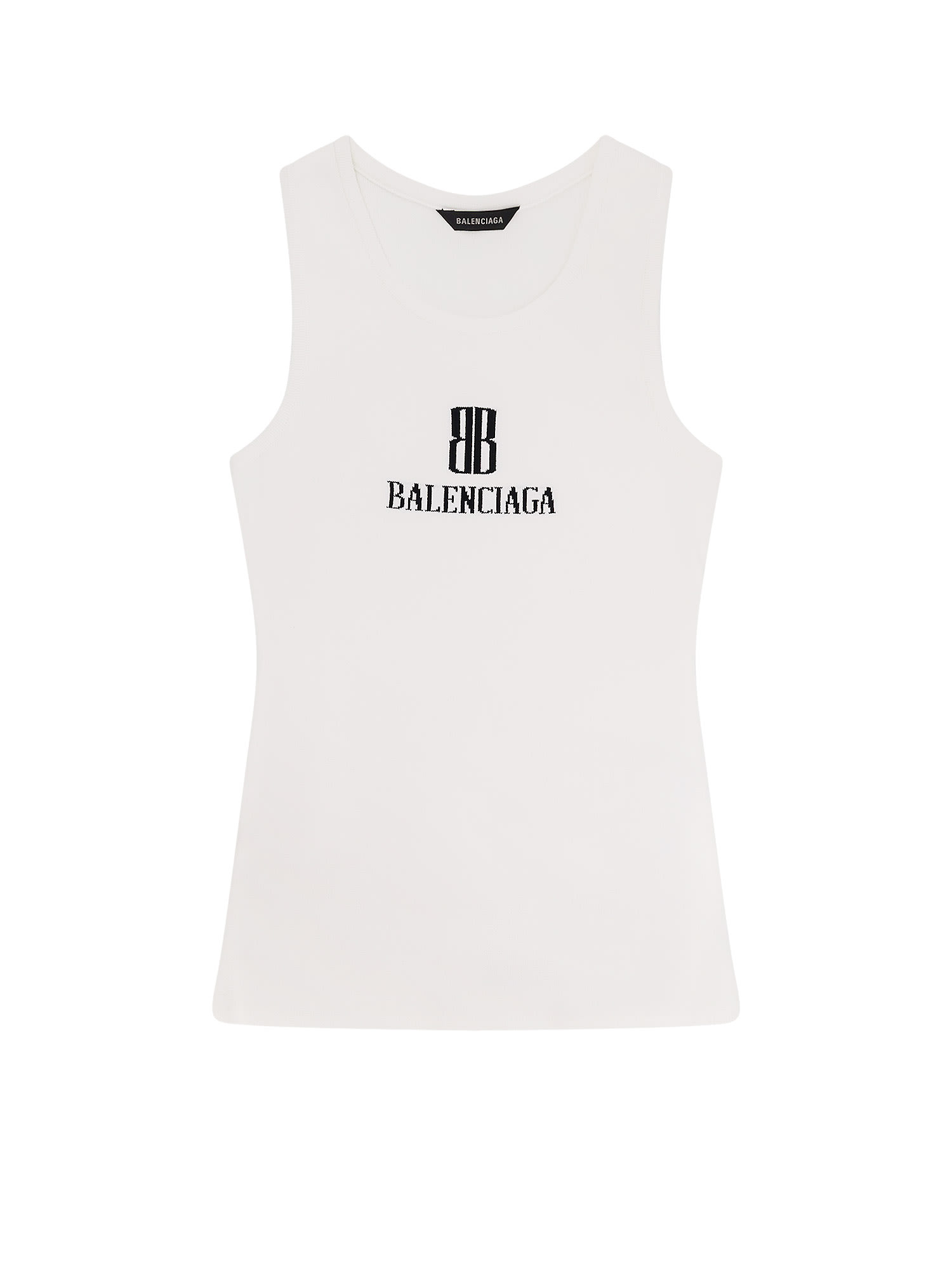 Tシャツ・カットソー BALENCIAGA Ribbed viscose blend tank top Balenciaga Ribbed Viscose Blend Tank Top | italist