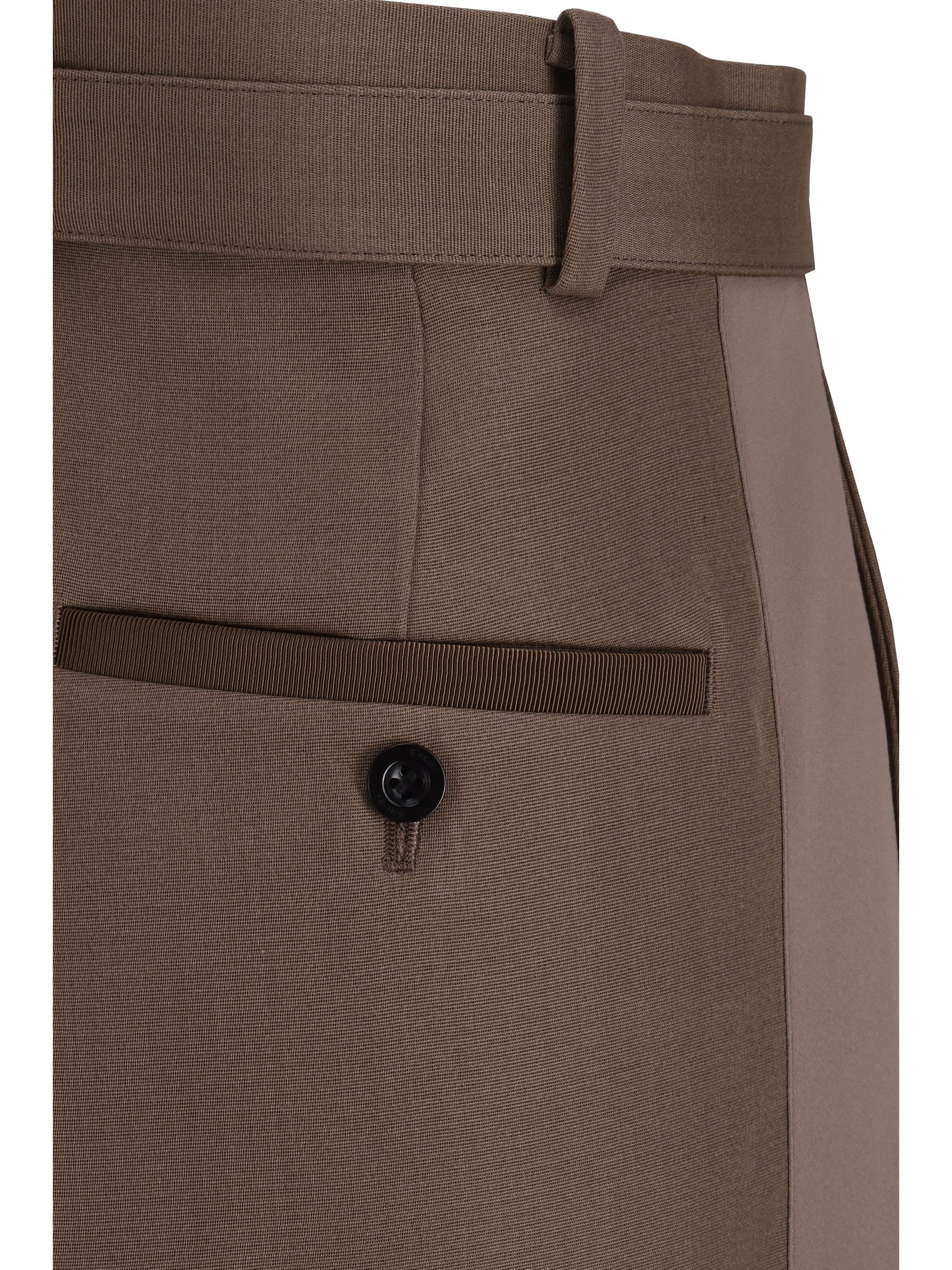 Sacai Double-faced Silk Cotton Pants | italist