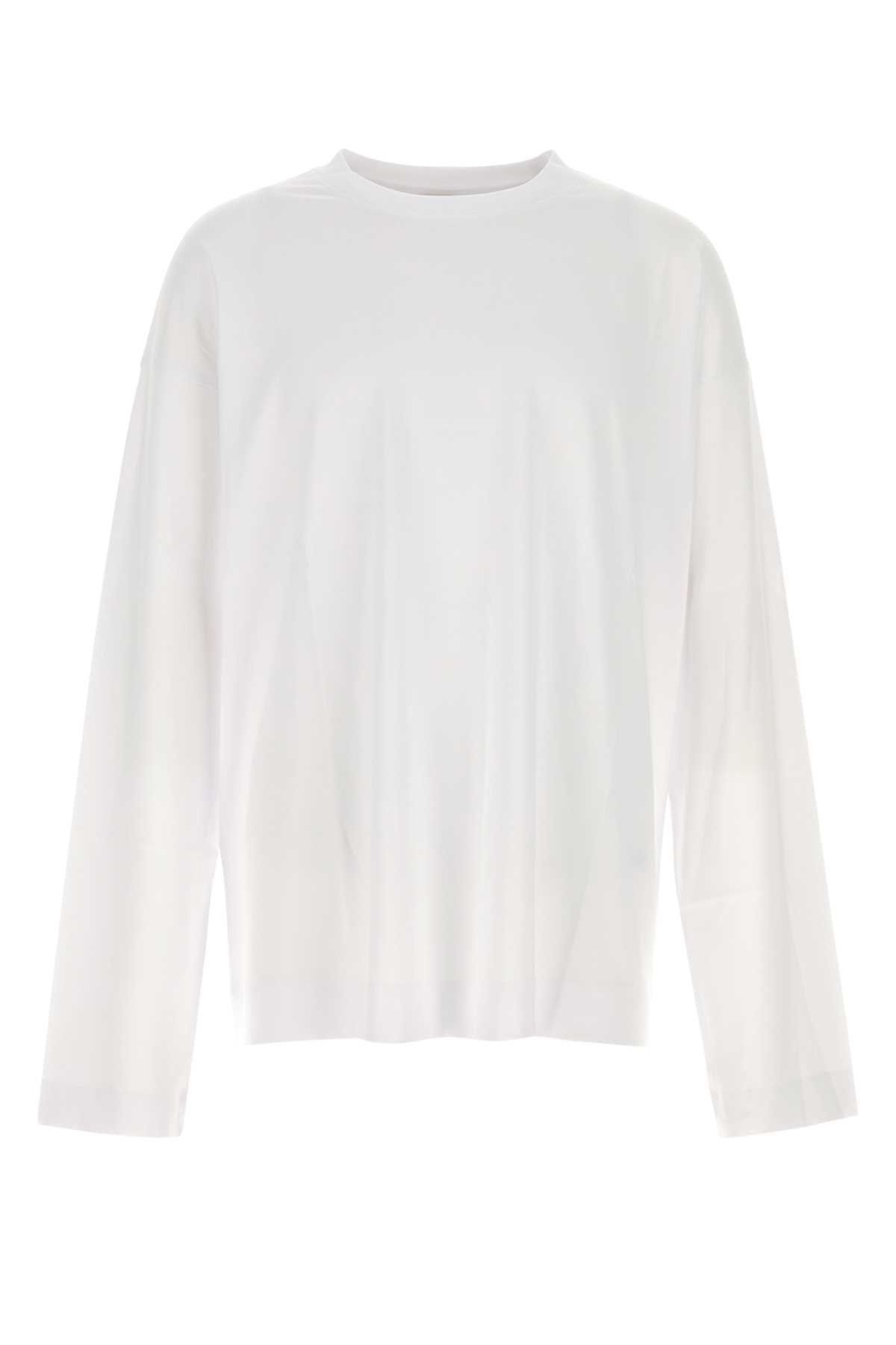 トップス DRIES VAN NOTEN HEGLAND WHITE SIZE S Oversized Longsleeve T-Shirt White – Slam Jam®