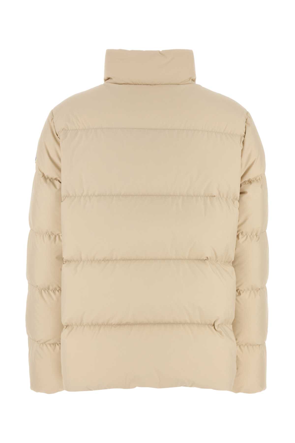 Moncler Sand Polyester Mauzun Down Jacket | italist, ALWAYS