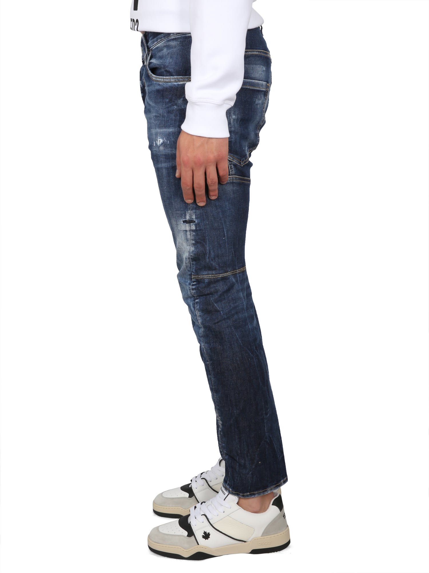 【DSQUARED2】Tidy biker jean Medium Easy Wash Tidy Biker Jeans